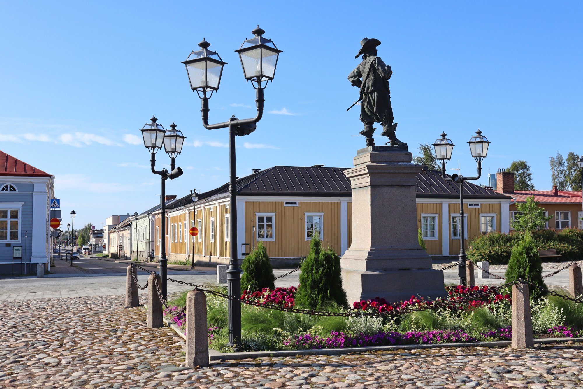 Die lebendige Altstadt von Raahe