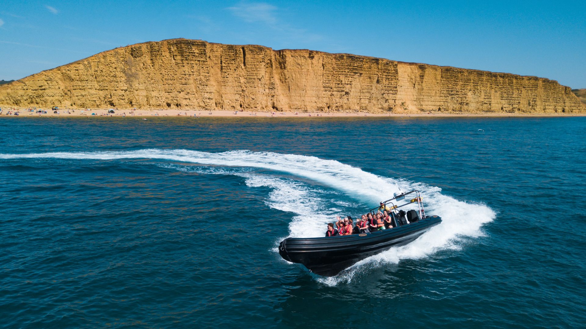 RIB-Abenteuer entlang der Jurassic Coast