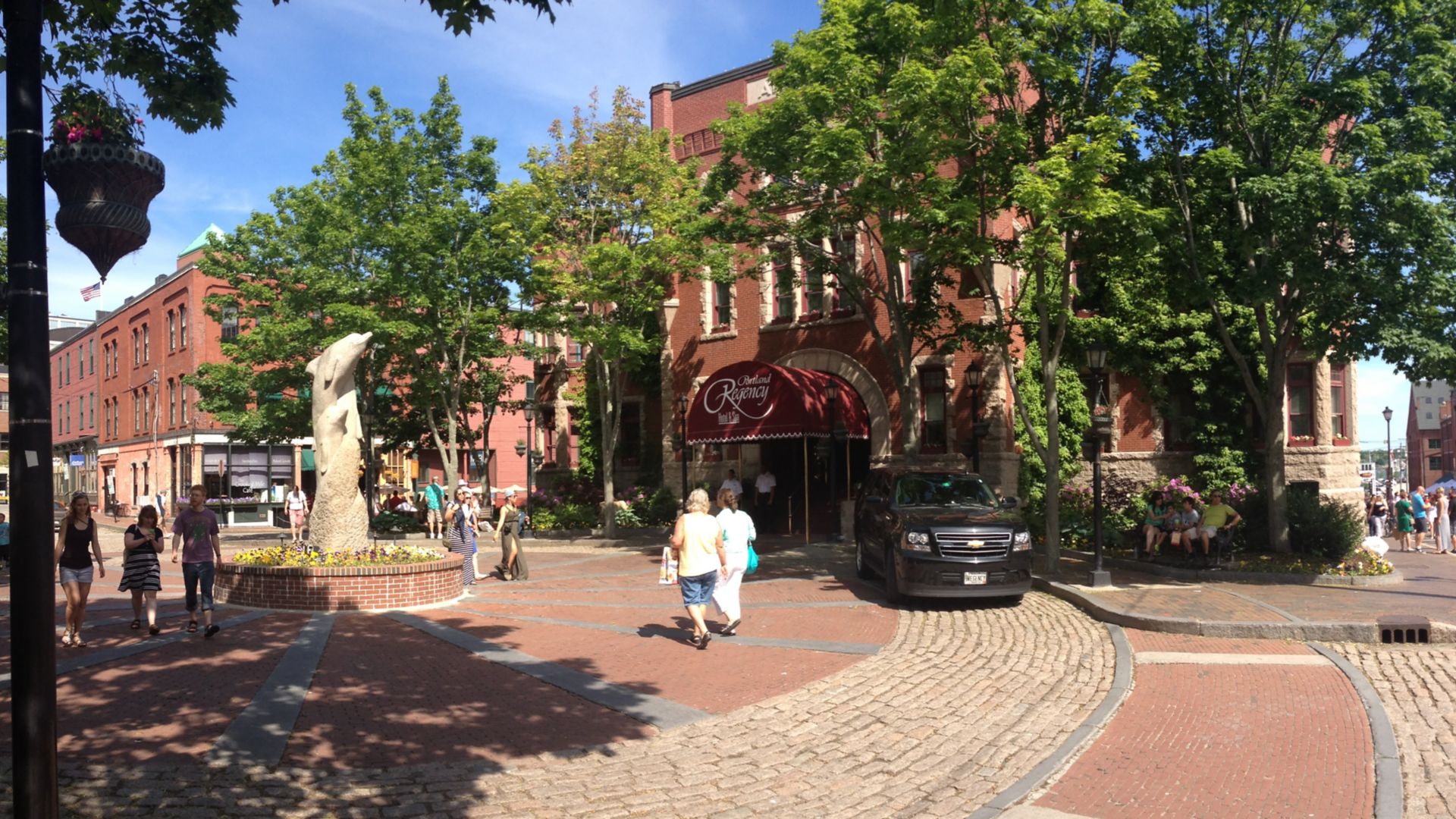 Historisches Portland zu Fuß