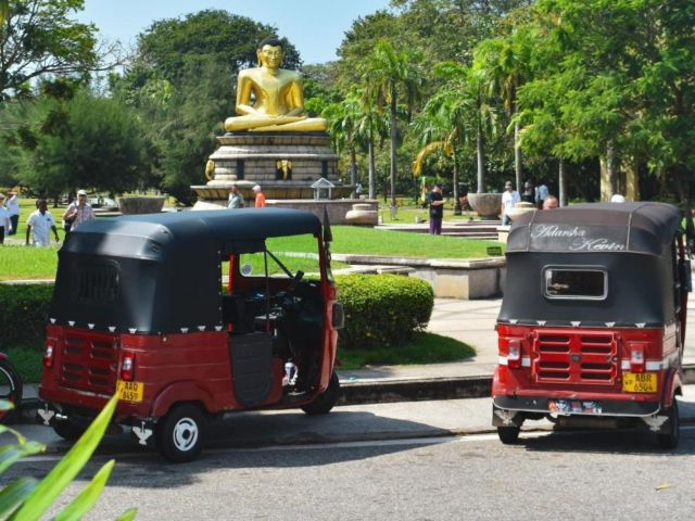 Mit dem Tuk Tuk durch Colombo