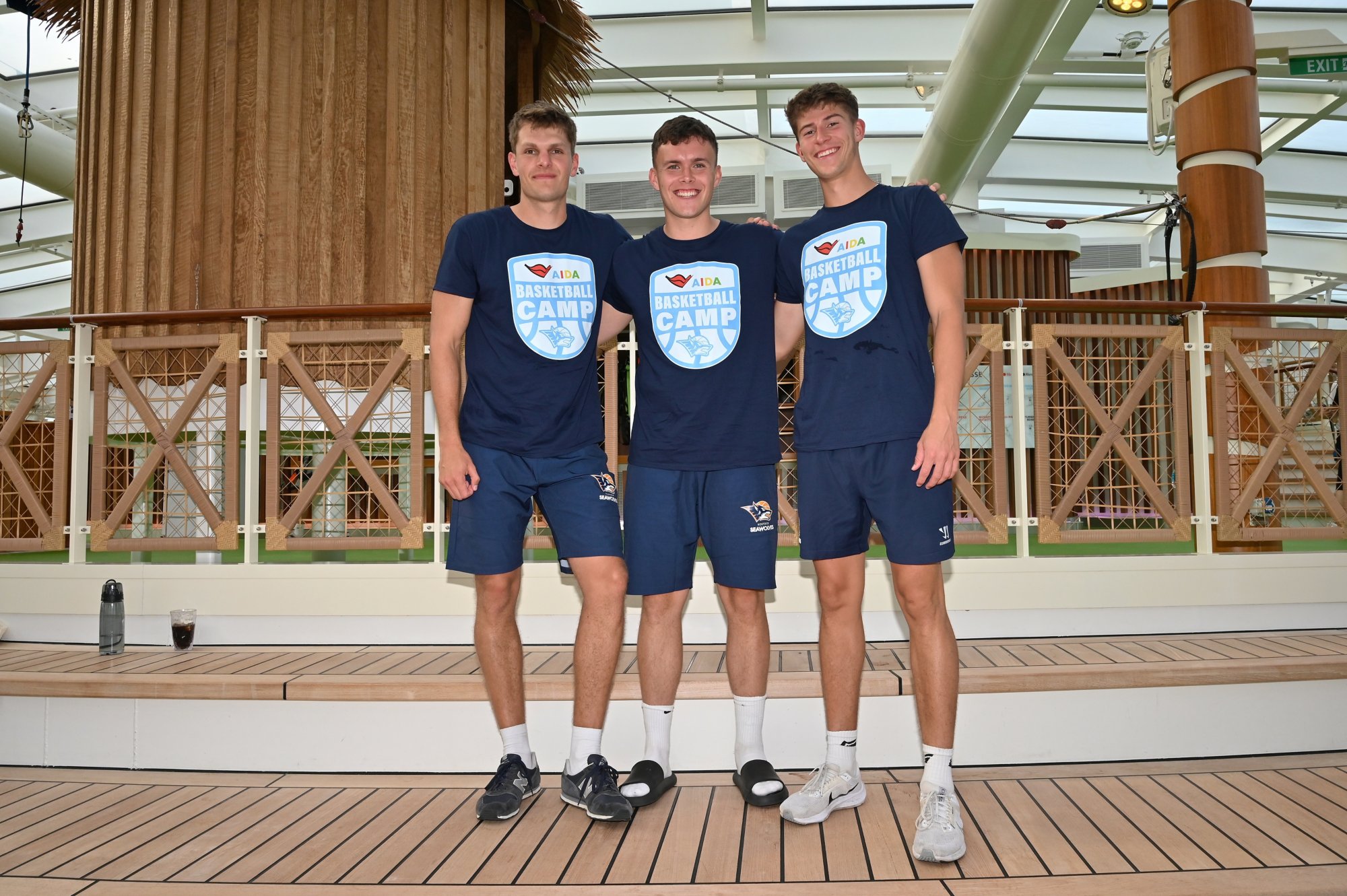 Drei Spieler der Rostock Seawolves