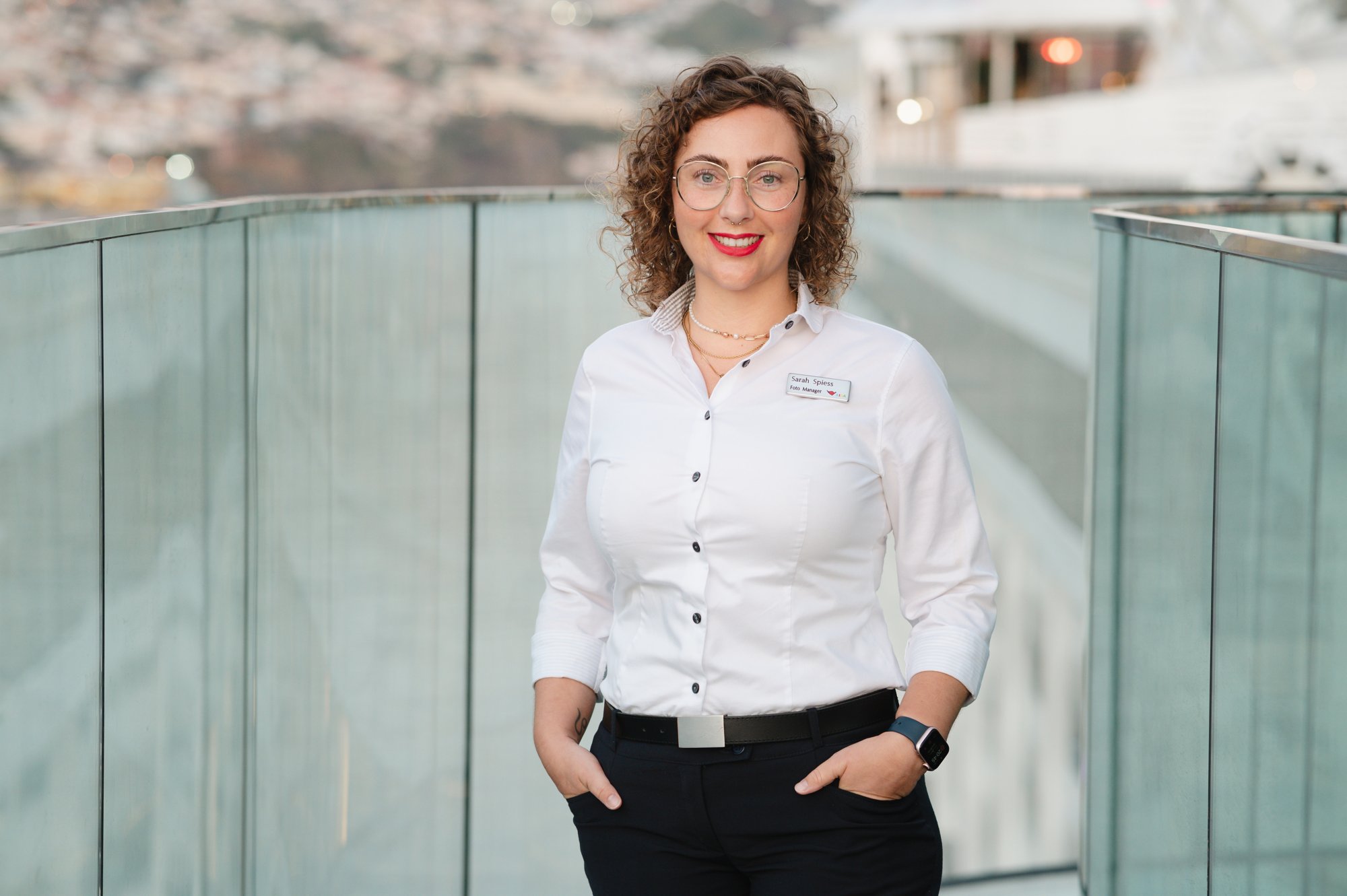 Ein Portraitfoto von Sarah Spiess