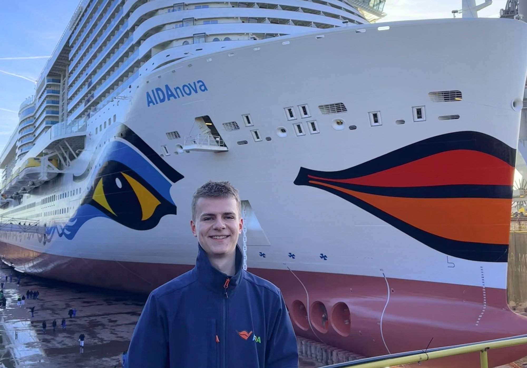 Sebastian Fachinformatik Azubi bei AIDA Cruises