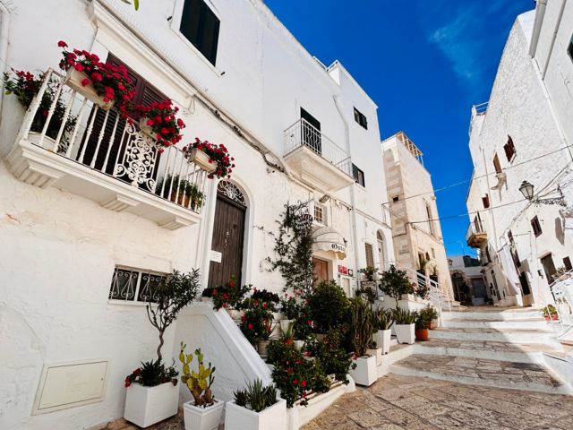 Die weißen Häuser von Ostuni