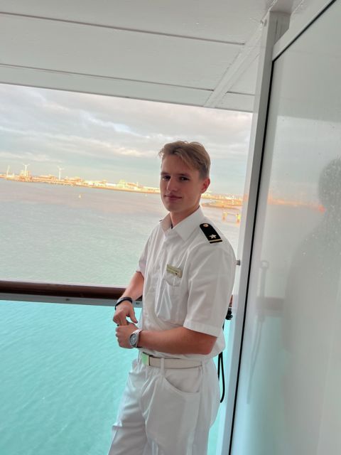 Thore Langkat Nautik Student bei AIDA