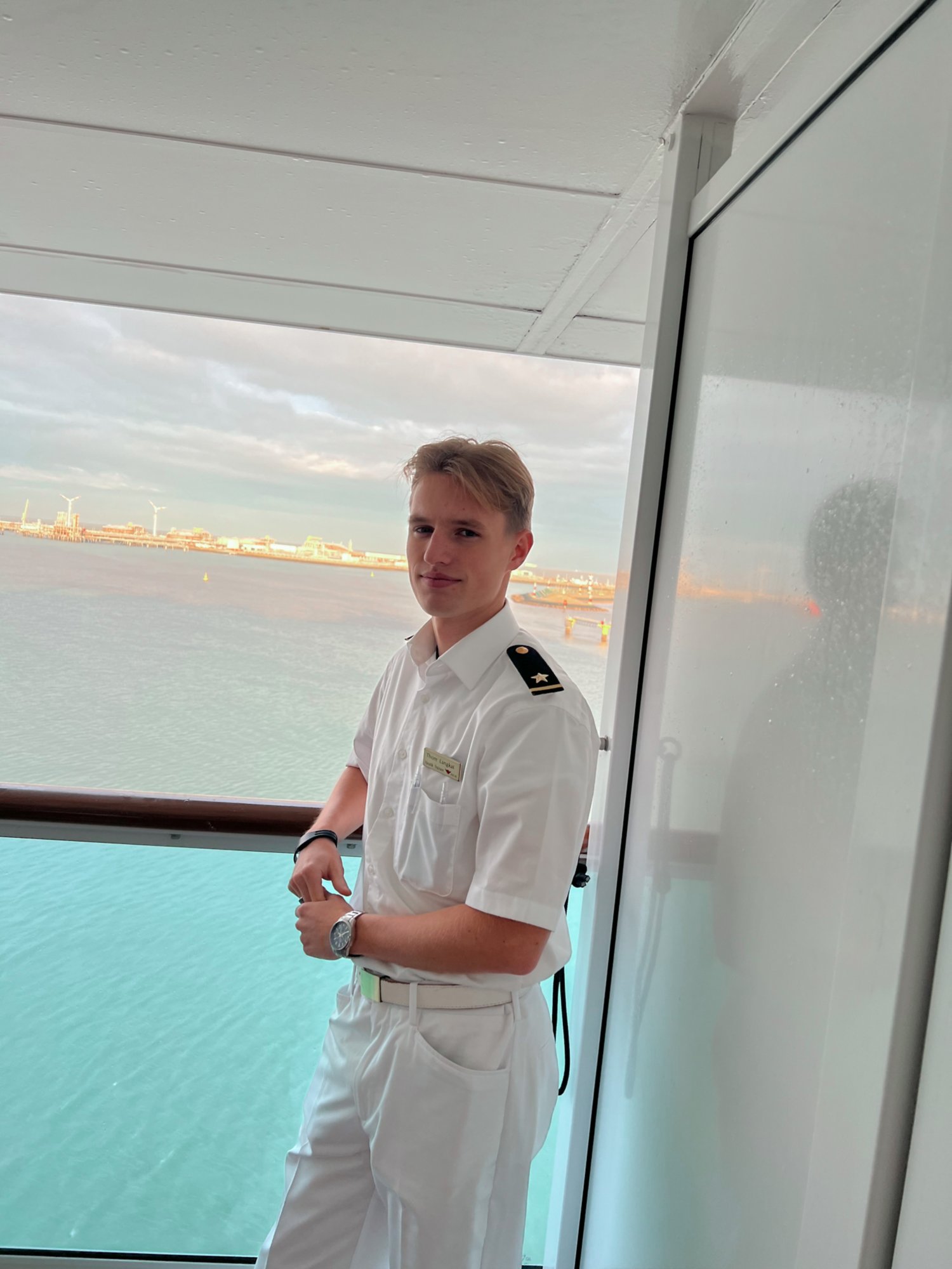Thore Langkat Nautik Student bei AIDA