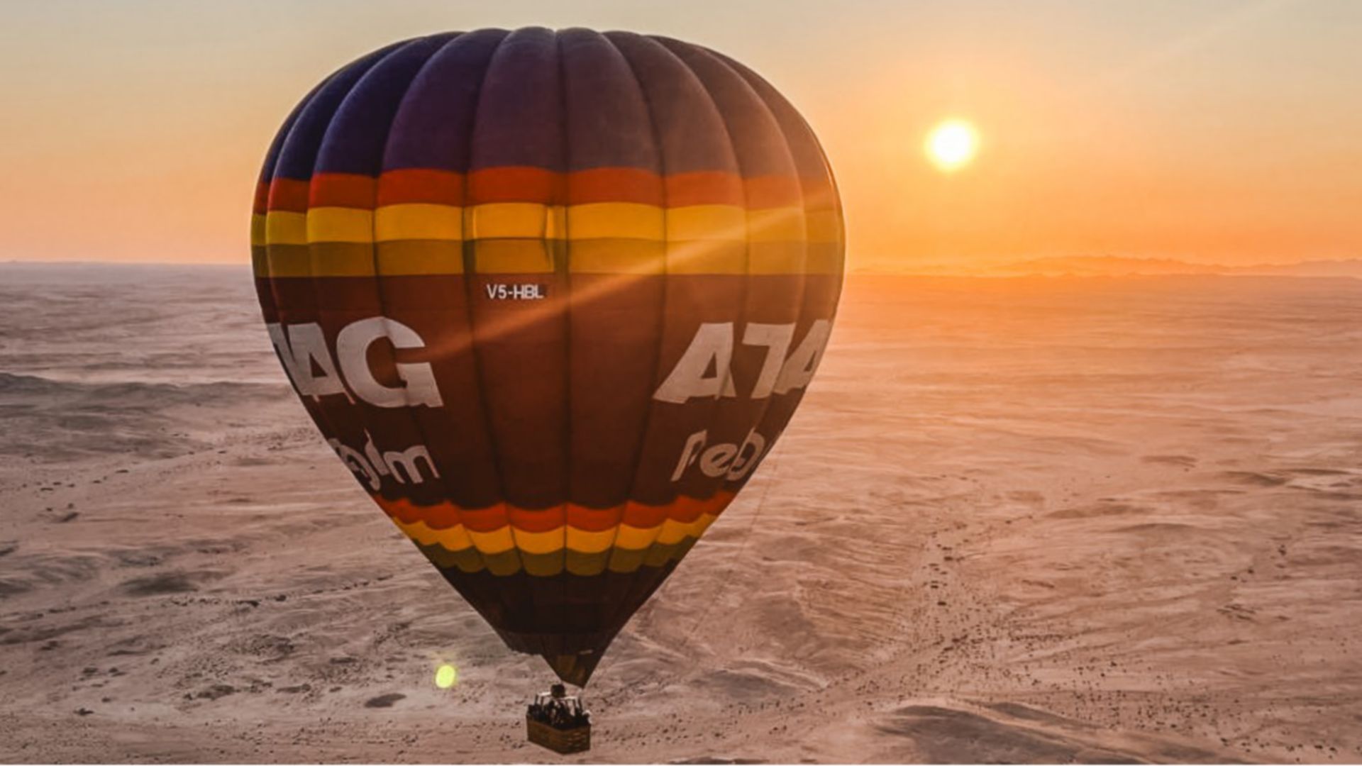 Einmalig: Ballonabenteuer über der Namib