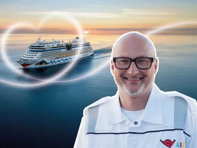 Marc Spingler vor AIDAluna