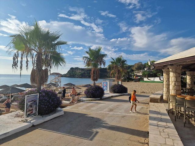Entspannen am Agios Nikolaos Strand