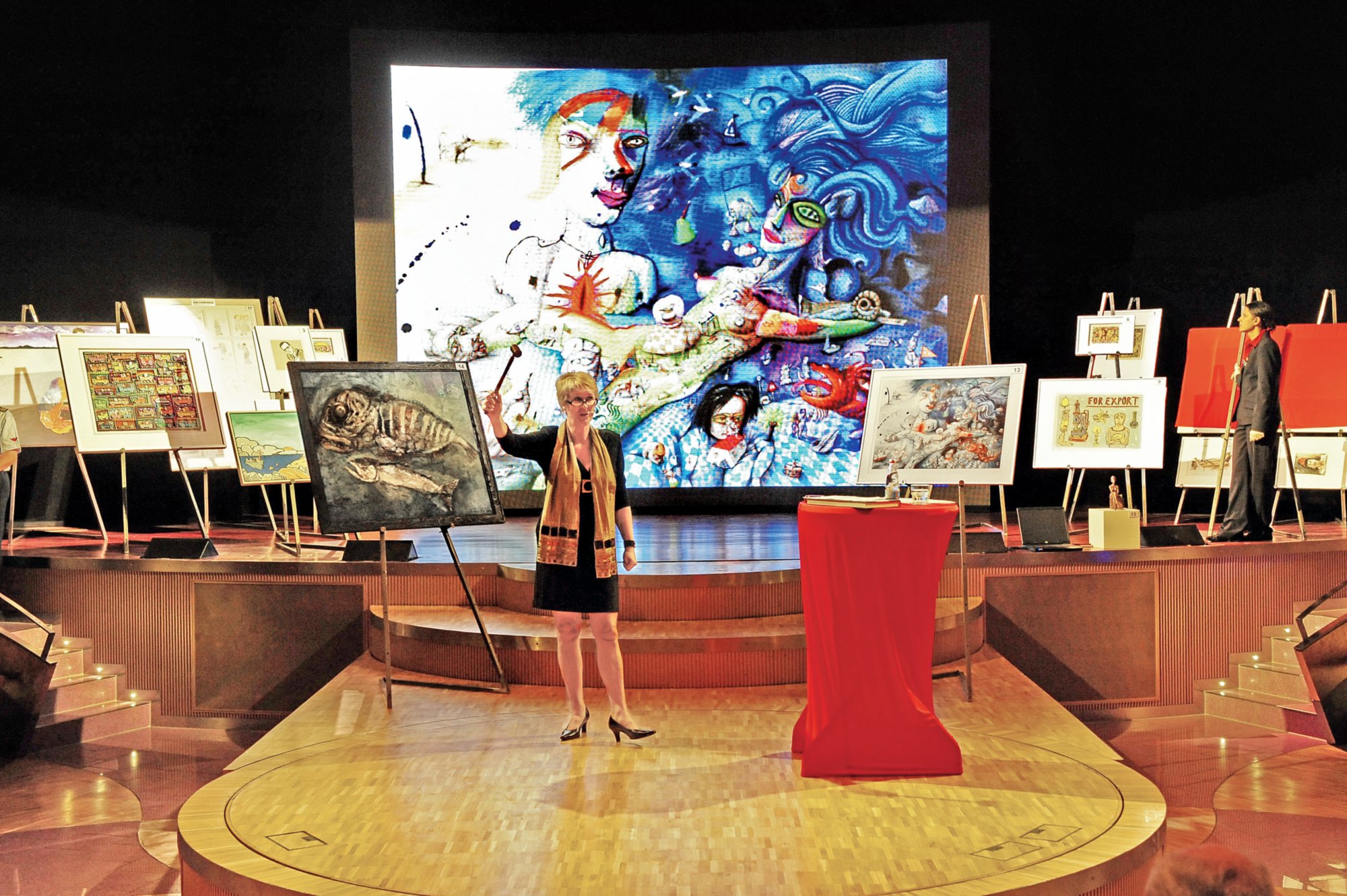 Kunstauktion im Theatrium