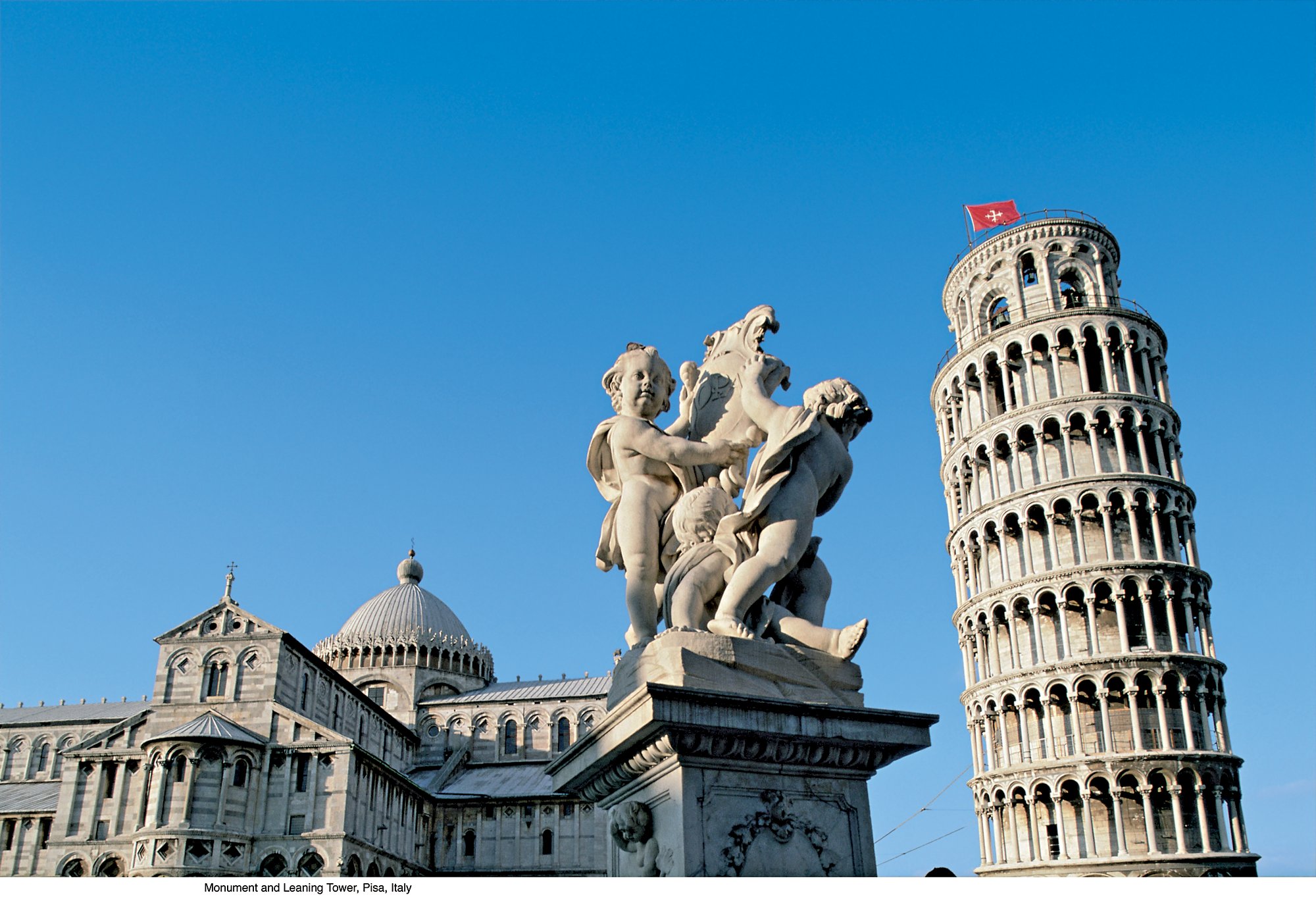 Monument and Leaning Tower, Pisa, Italy