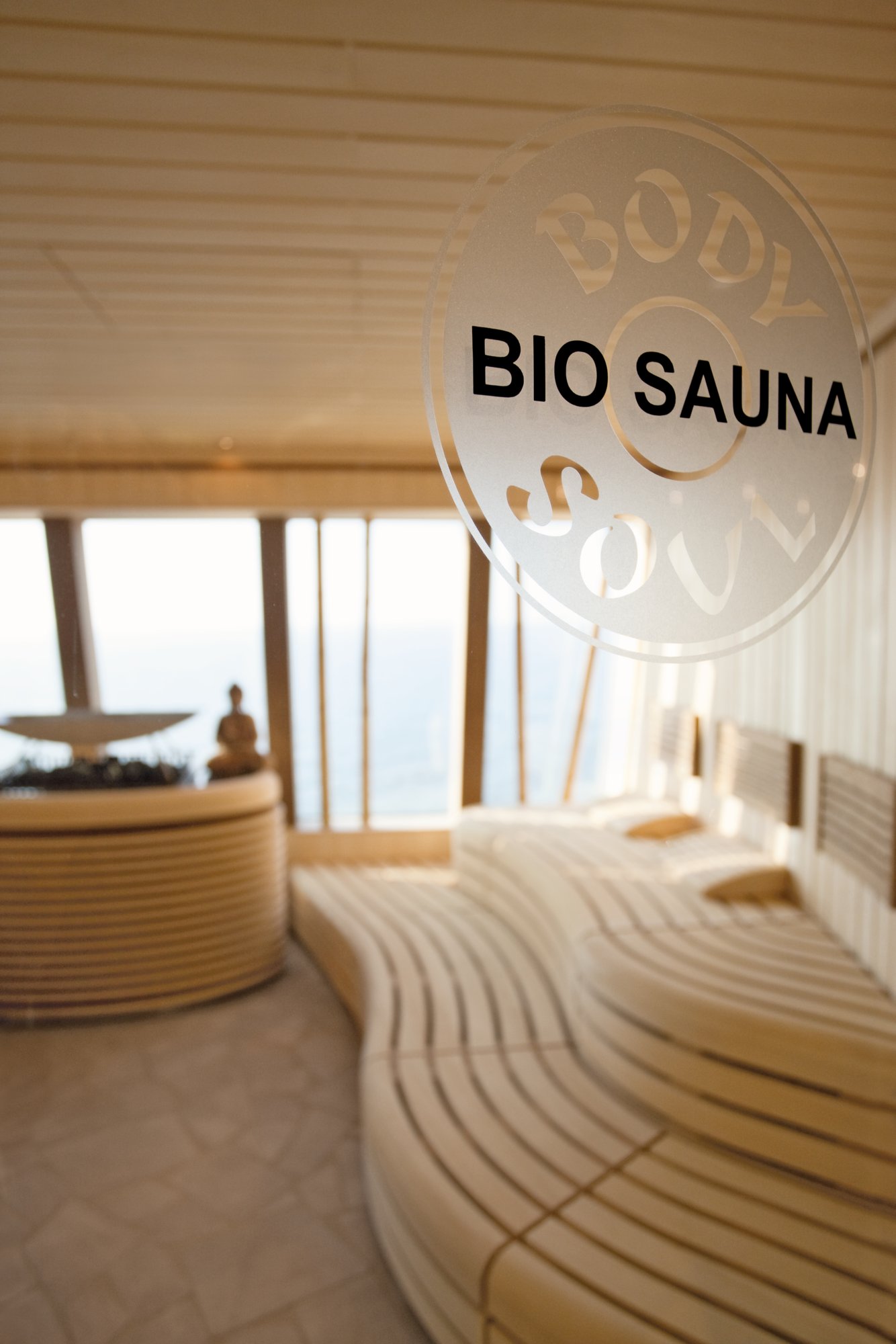 Aufnahme von der Bio Sauna