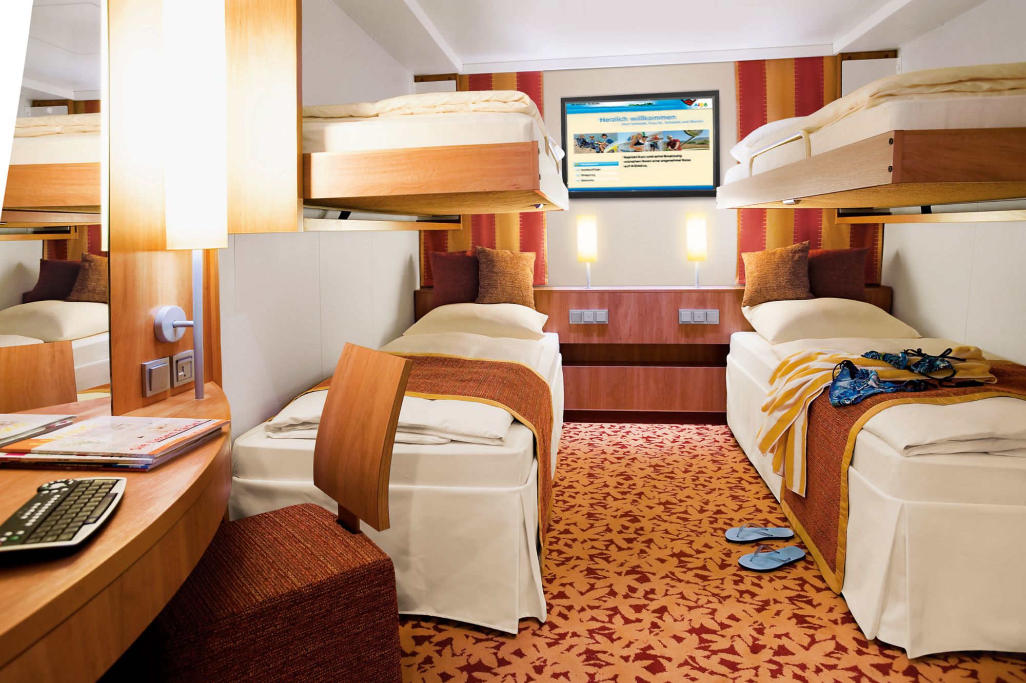 4-Bett Innenkabine der Sphinx-Klasse