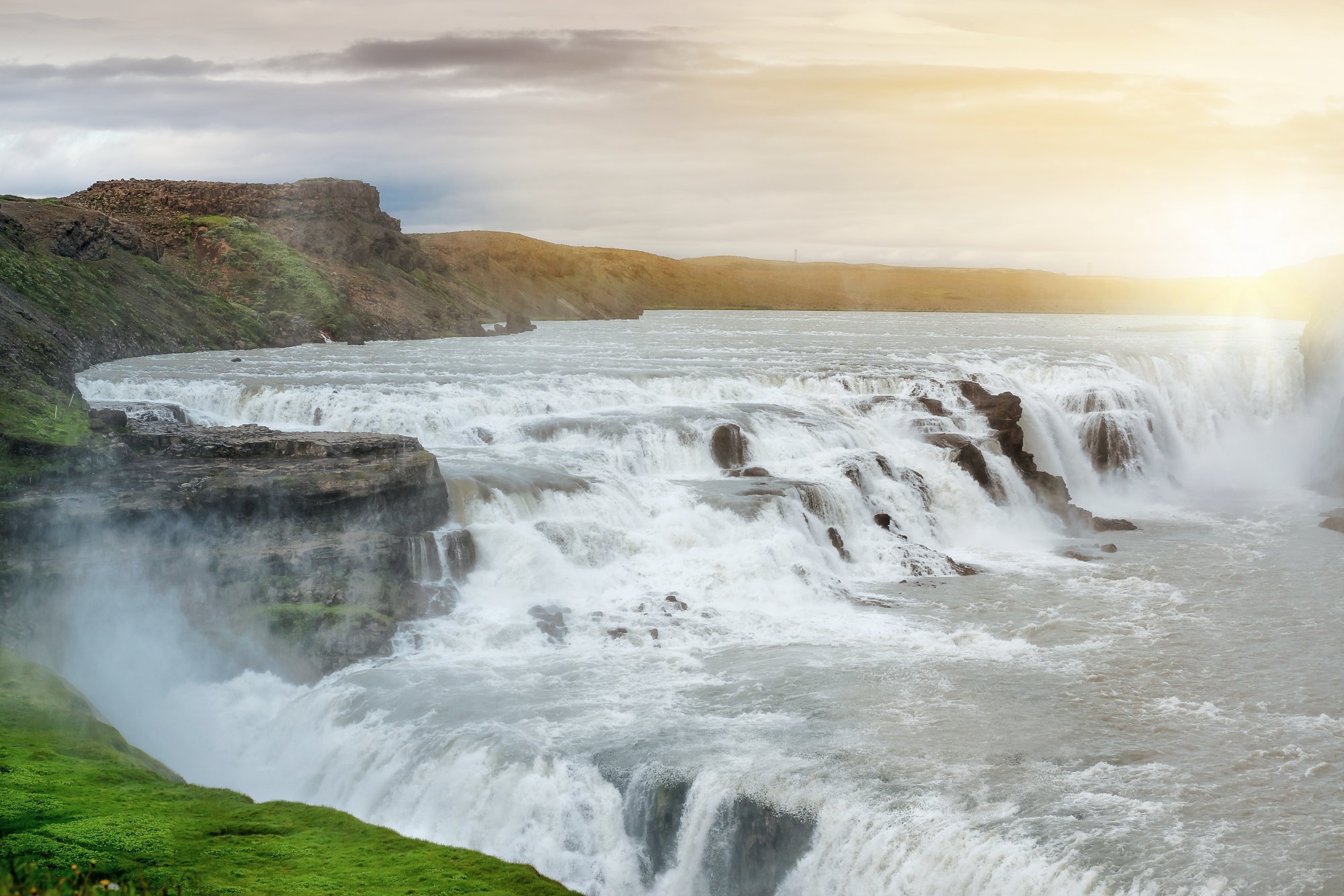 Wasserfall in Island