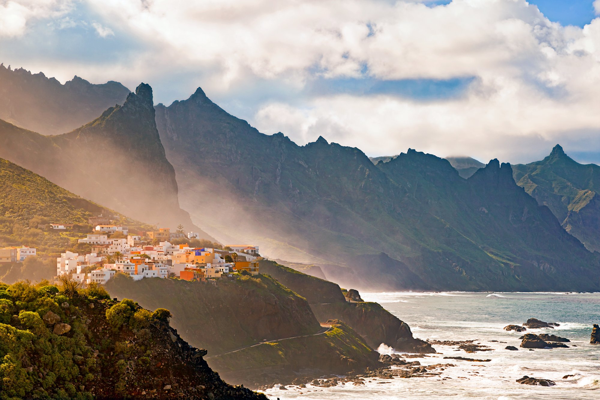 Sunset Mist in Taganana, Tenerife, Spain