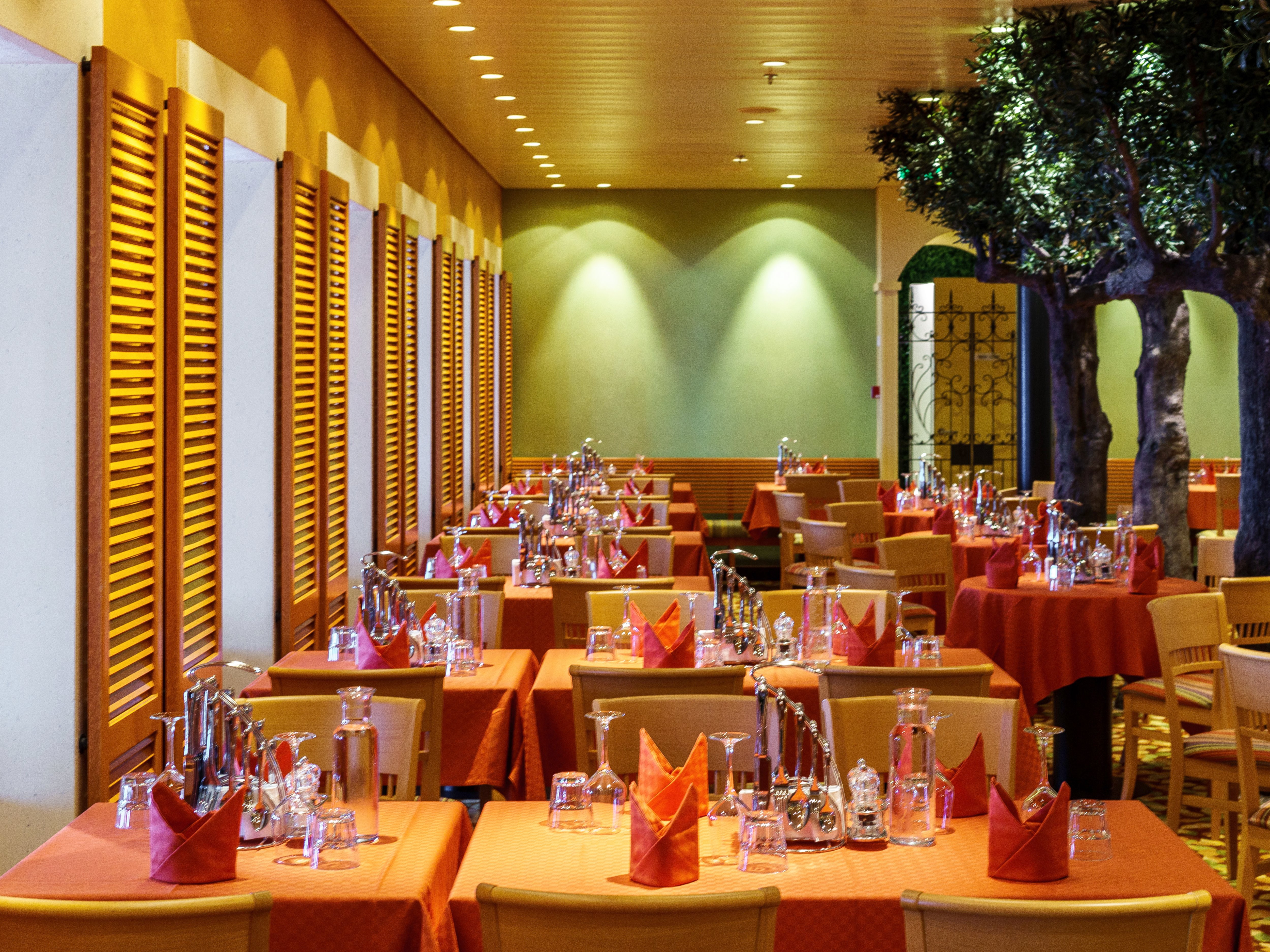 Interieur im Bella Dona Restaurant