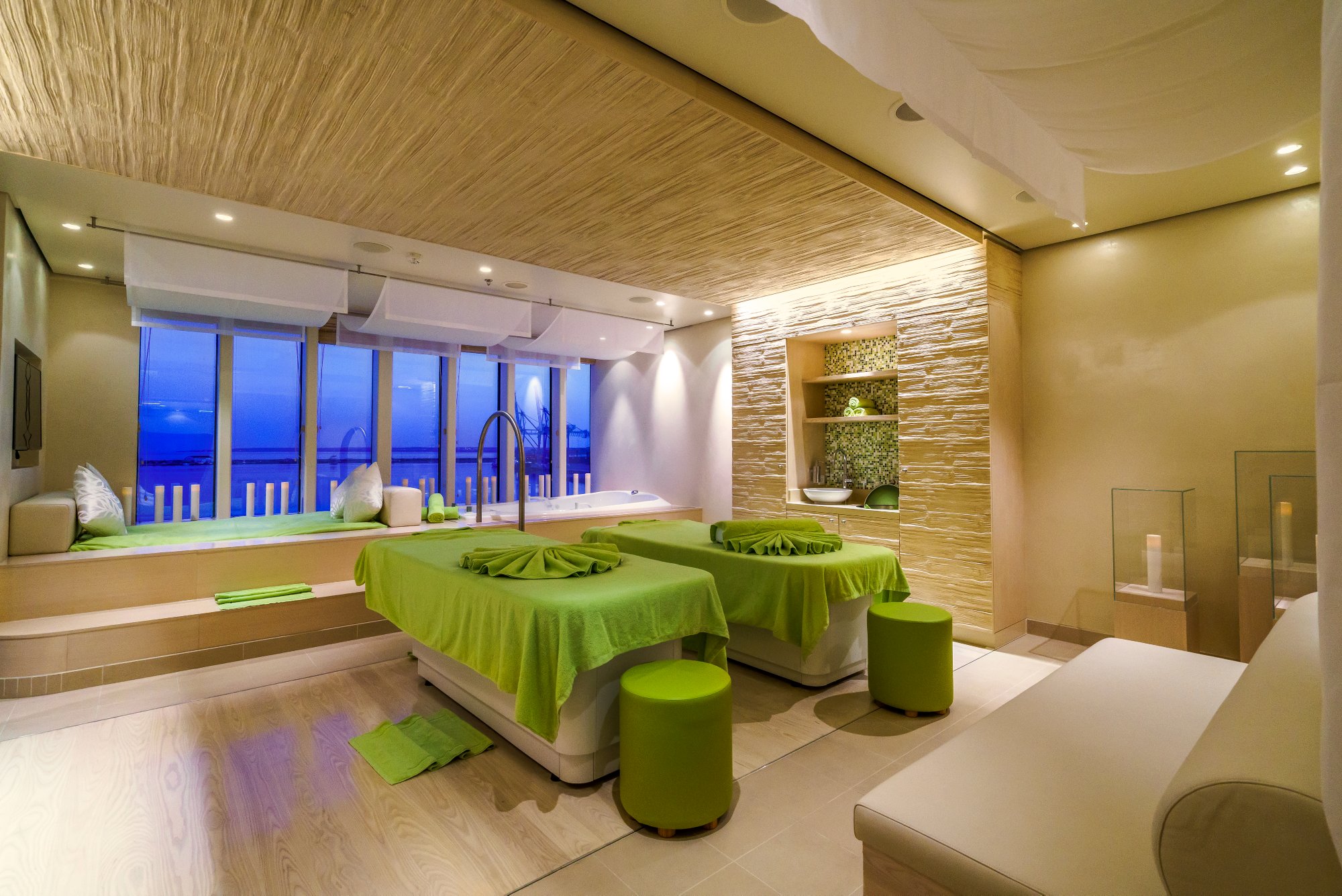 Privates Ambiente in einer Wellness-Suite