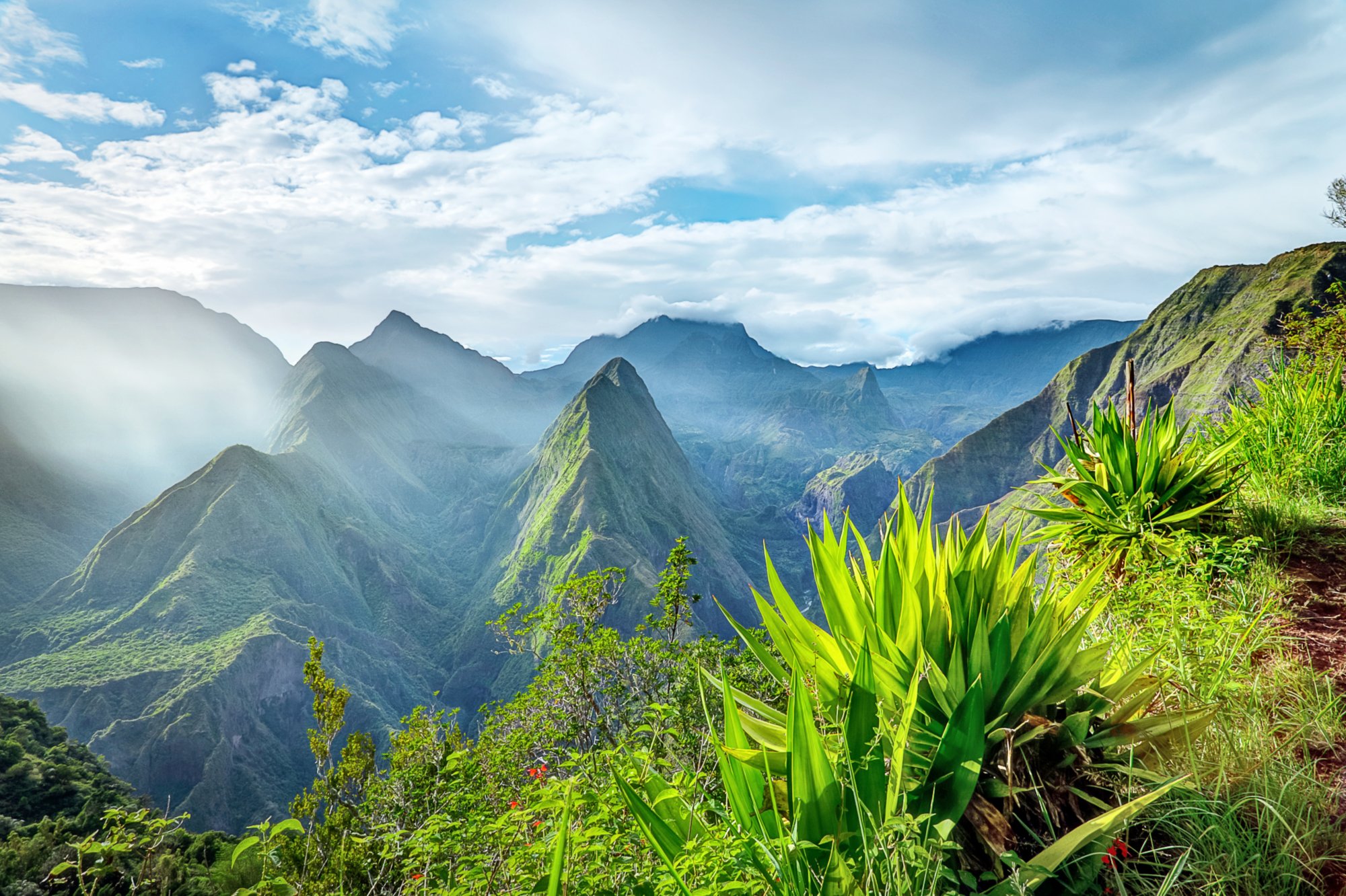 Gebirgslandschaft in Afrika