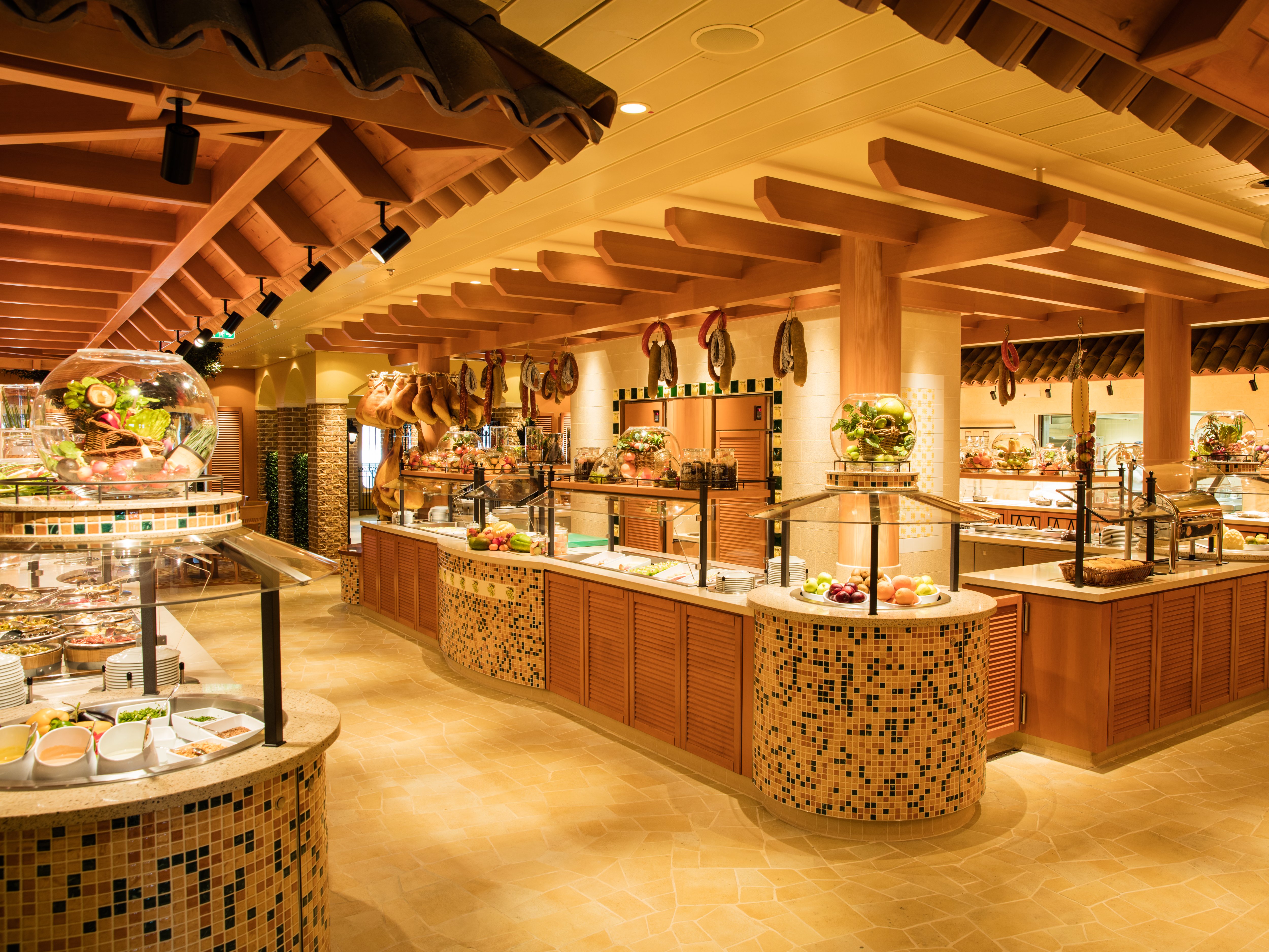 Buffet im Bella Dona Restaurant