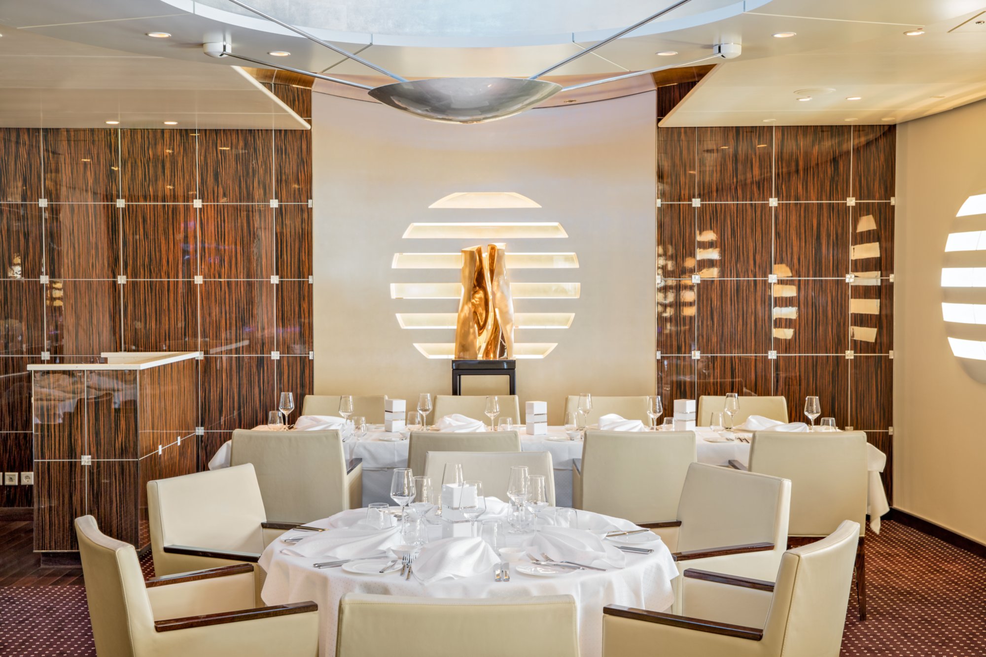 Interieur des Gourmet-Restaurant Rossini