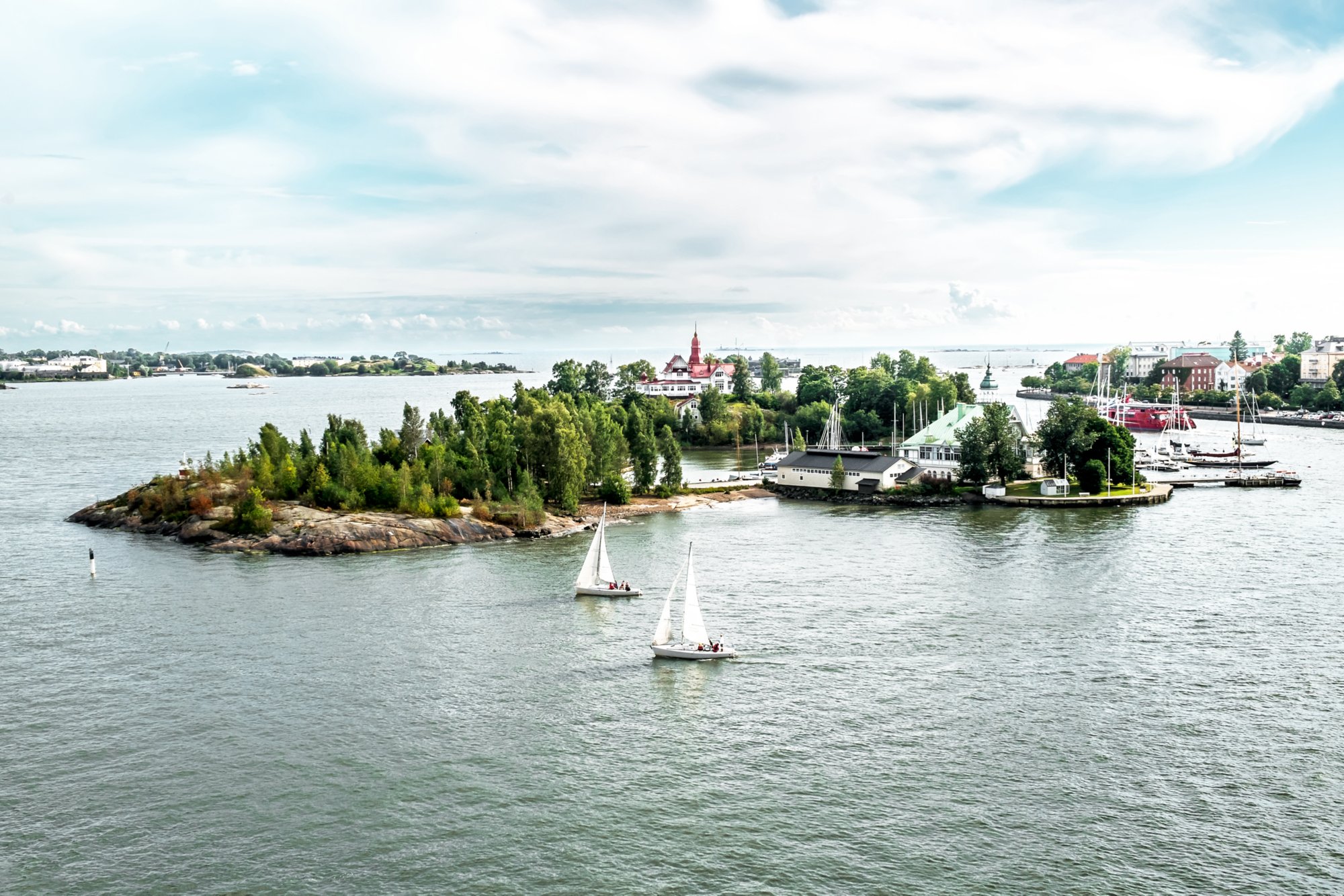 Suomenlinna Maritime fortress on the Islands in the harbour of Helsinki.Finland.