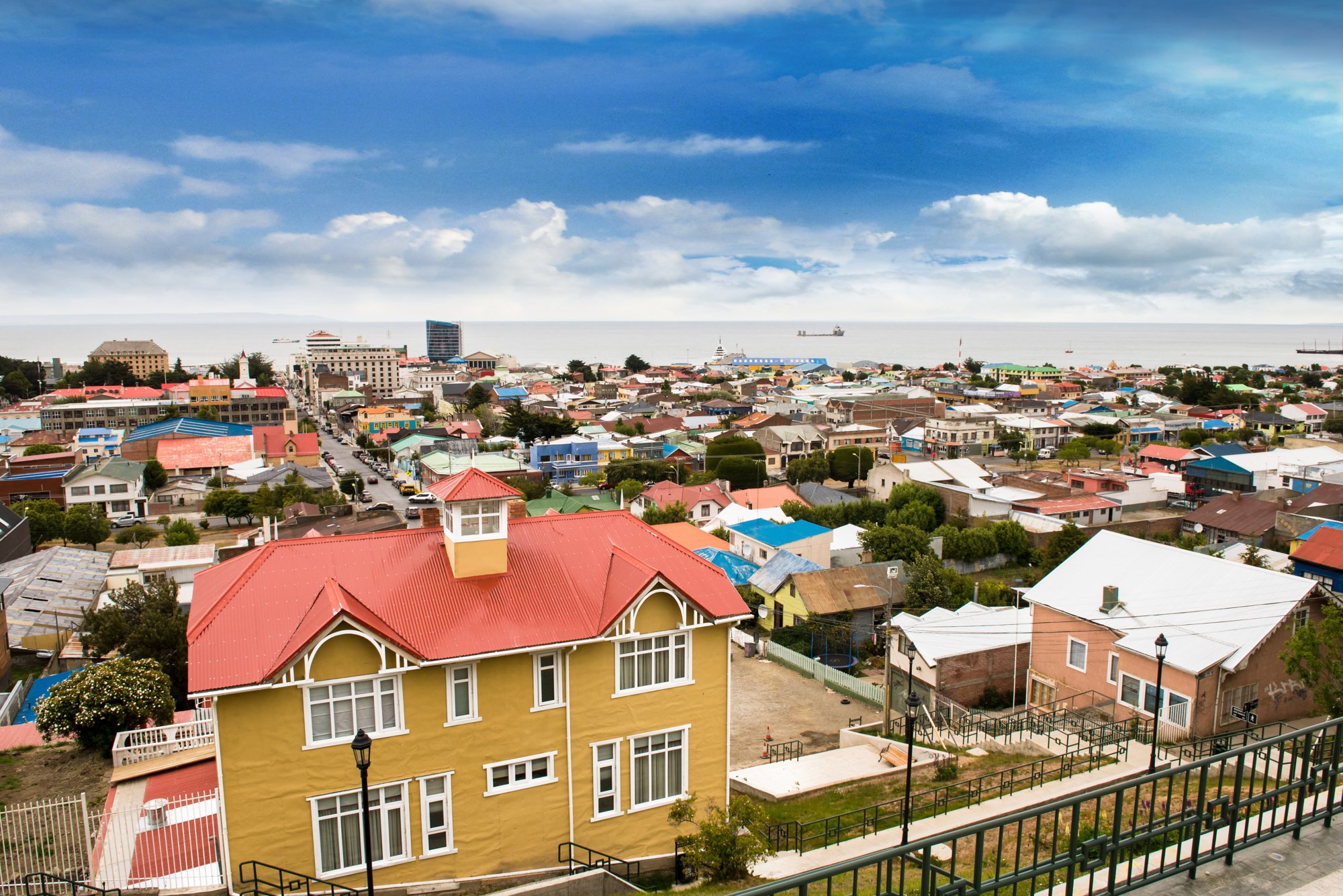 Punta Arenas cityscape, Chile