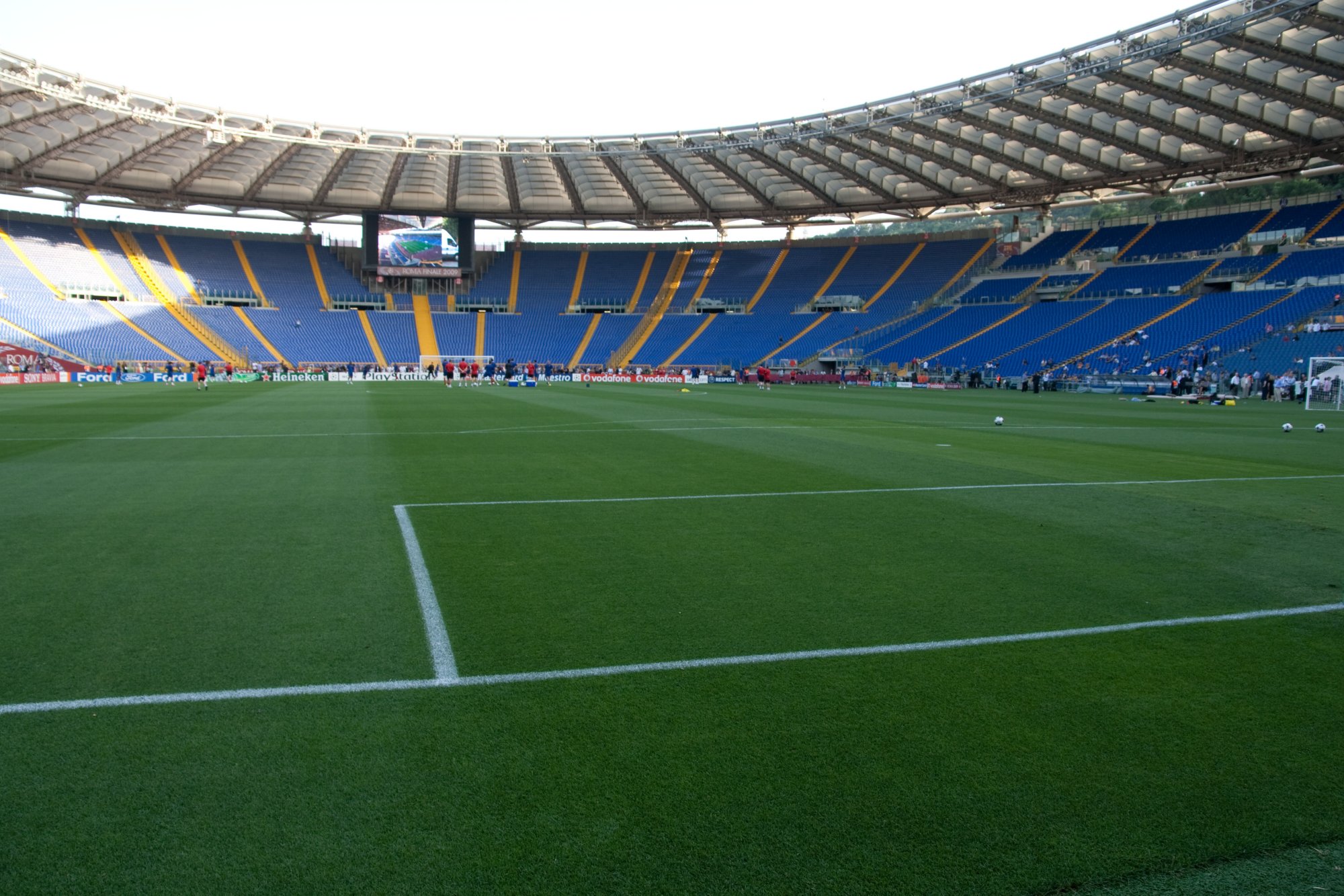 ROME - JUNE 26: Champions league final in Rome. Barcelona and Manchester United are attending for training on June 26, 2009 at Olympic stadium in Rome, Italy.; Shutterstock ID 38719942; Purchase Order: -