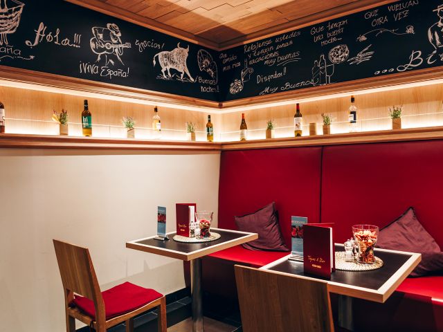 Beleuchtung der Tapas & Bar