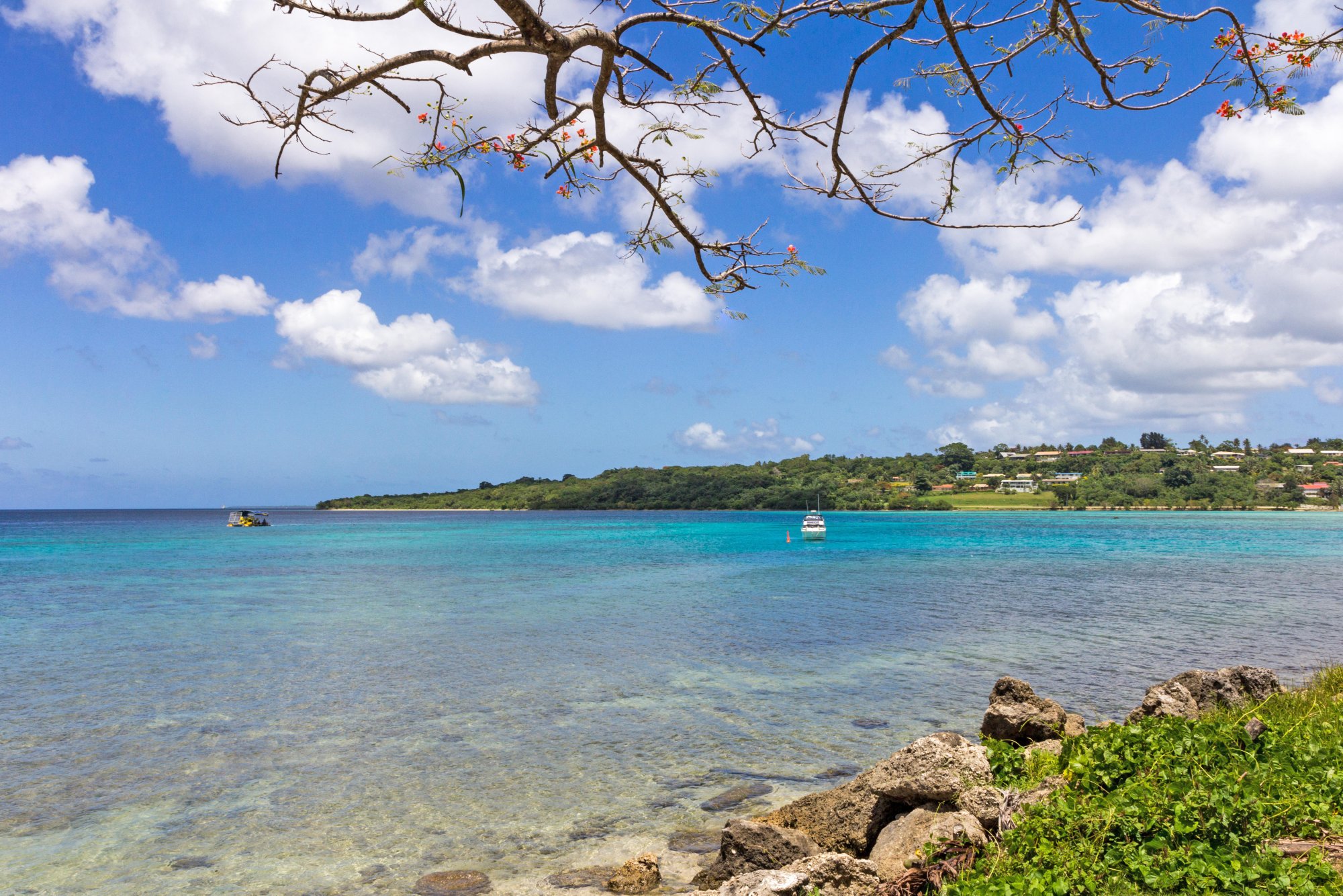 K0WYBR The harbour Port Vila, Vanuatu, South Pacific