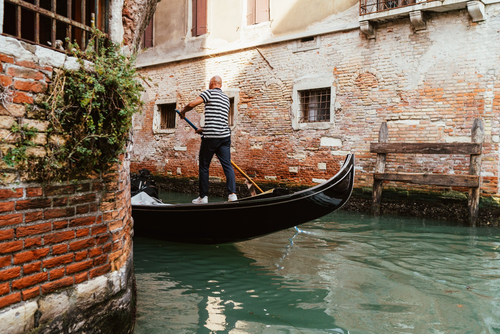 Gondoliere in Venedig