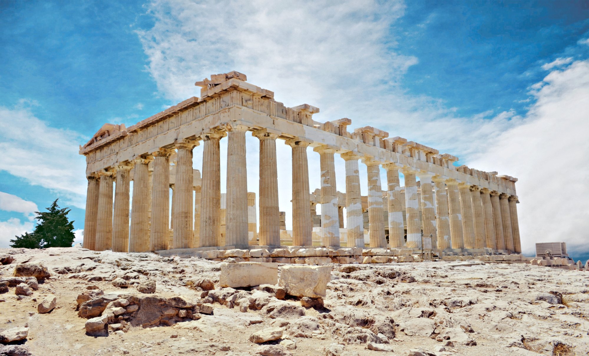 Parthenon temple on the Acropolis in Athens, Greece