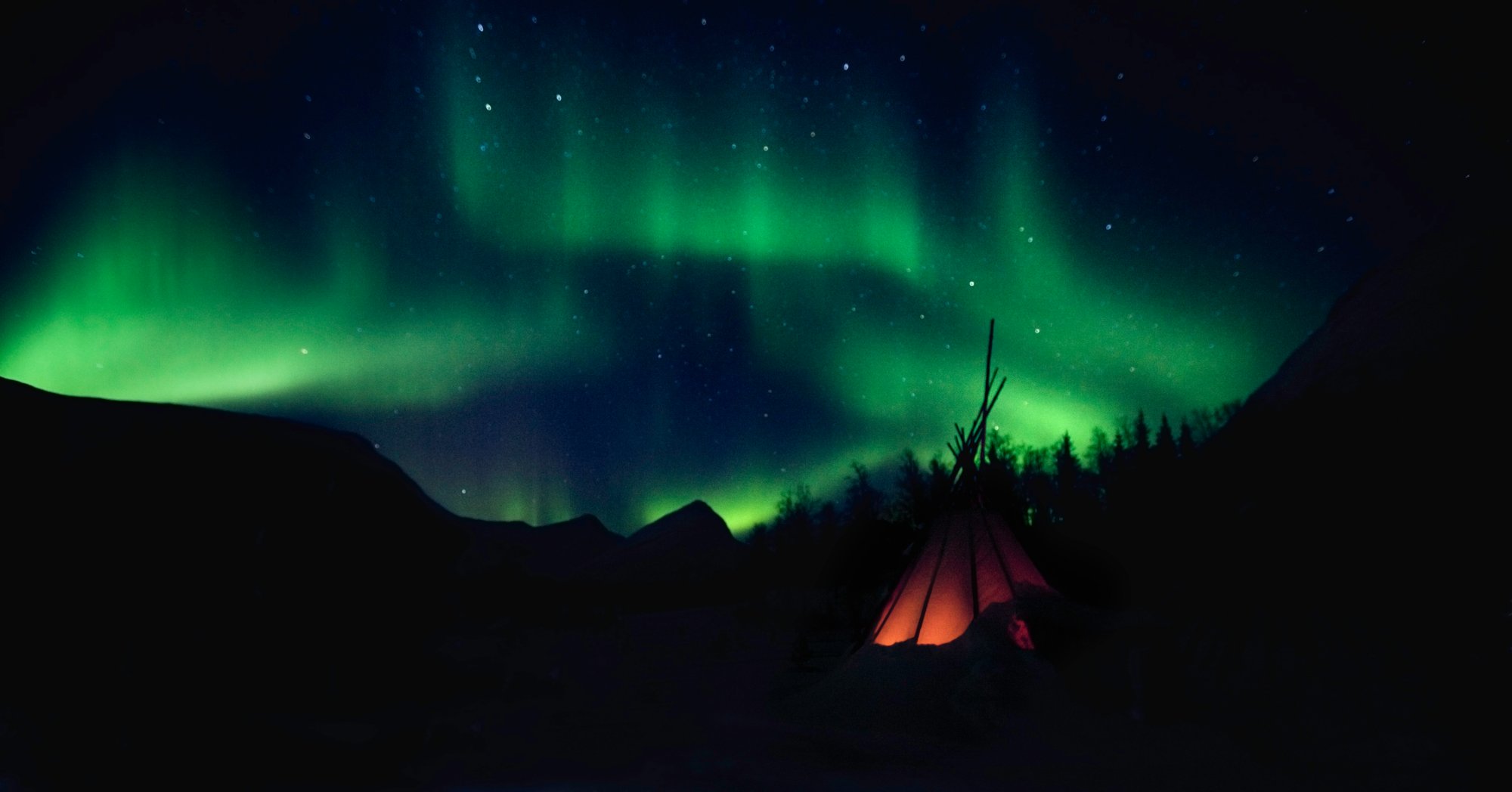 Nordlichter über Tromsö