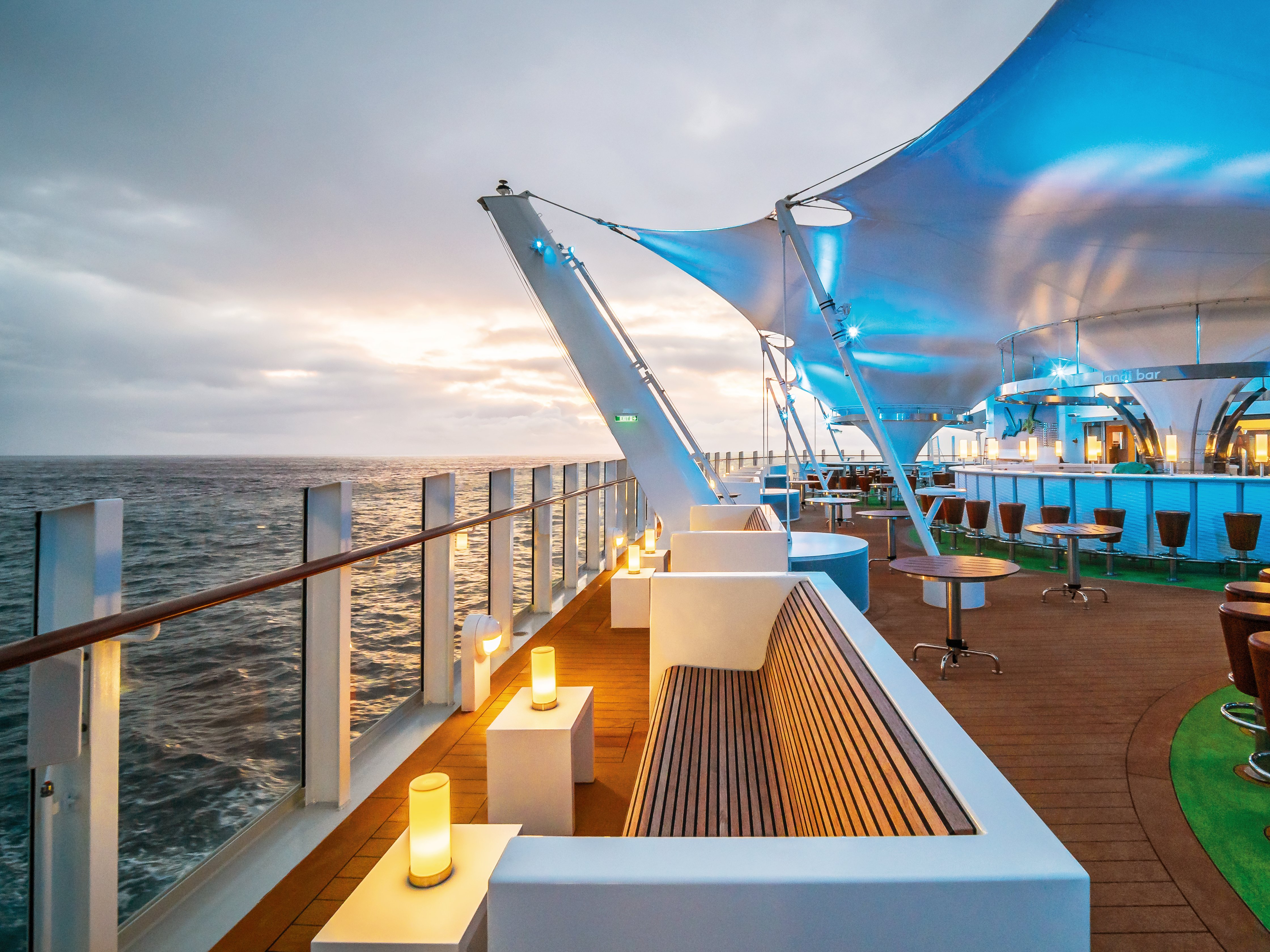 Lanaibar mit Blick auf das Meer