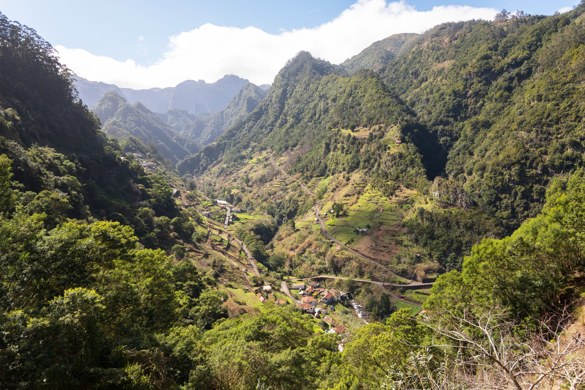 Gebirge auf Madeira