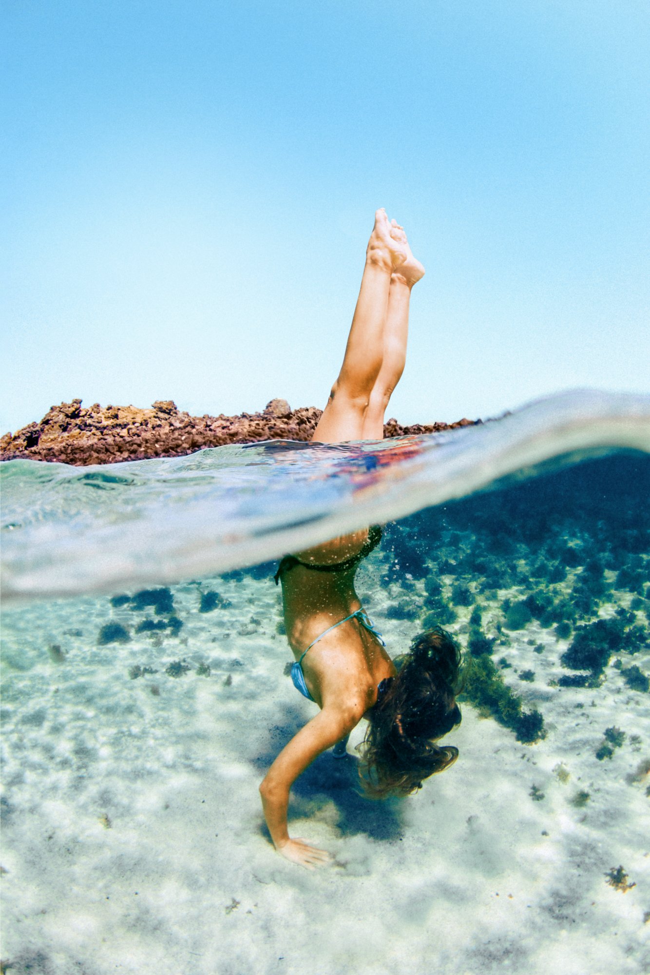 Tauchen im Meer vor Lanzarote