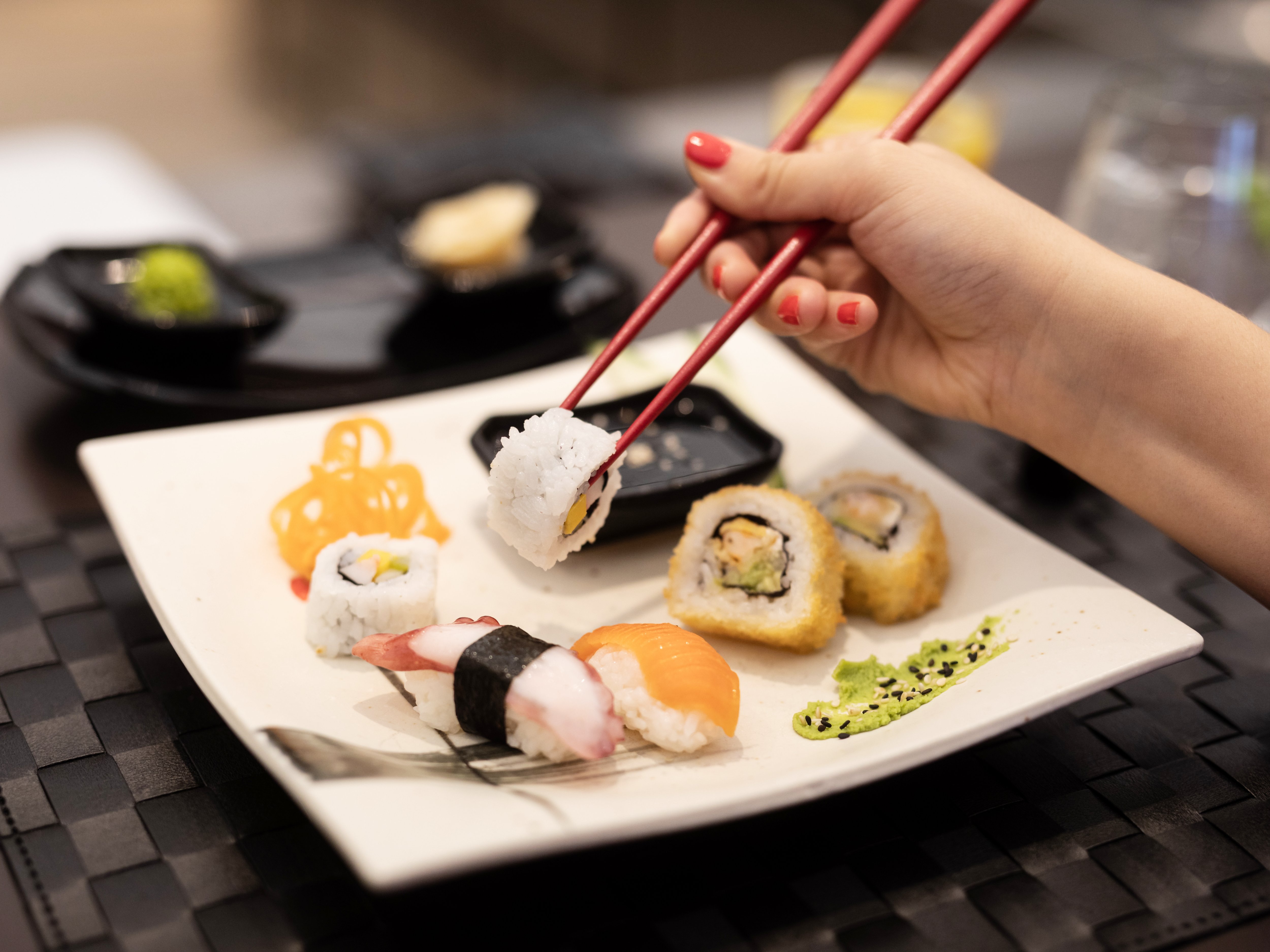 Sushi Platte im Sushi House