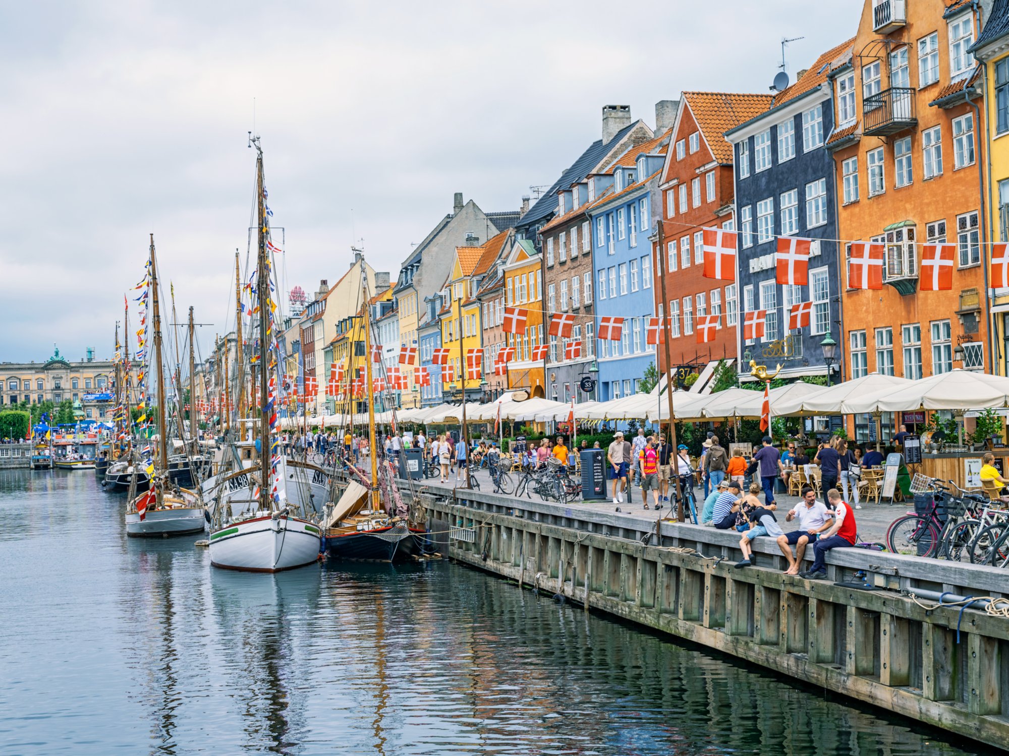 Nyhavn Kopenhagen, Dänemark