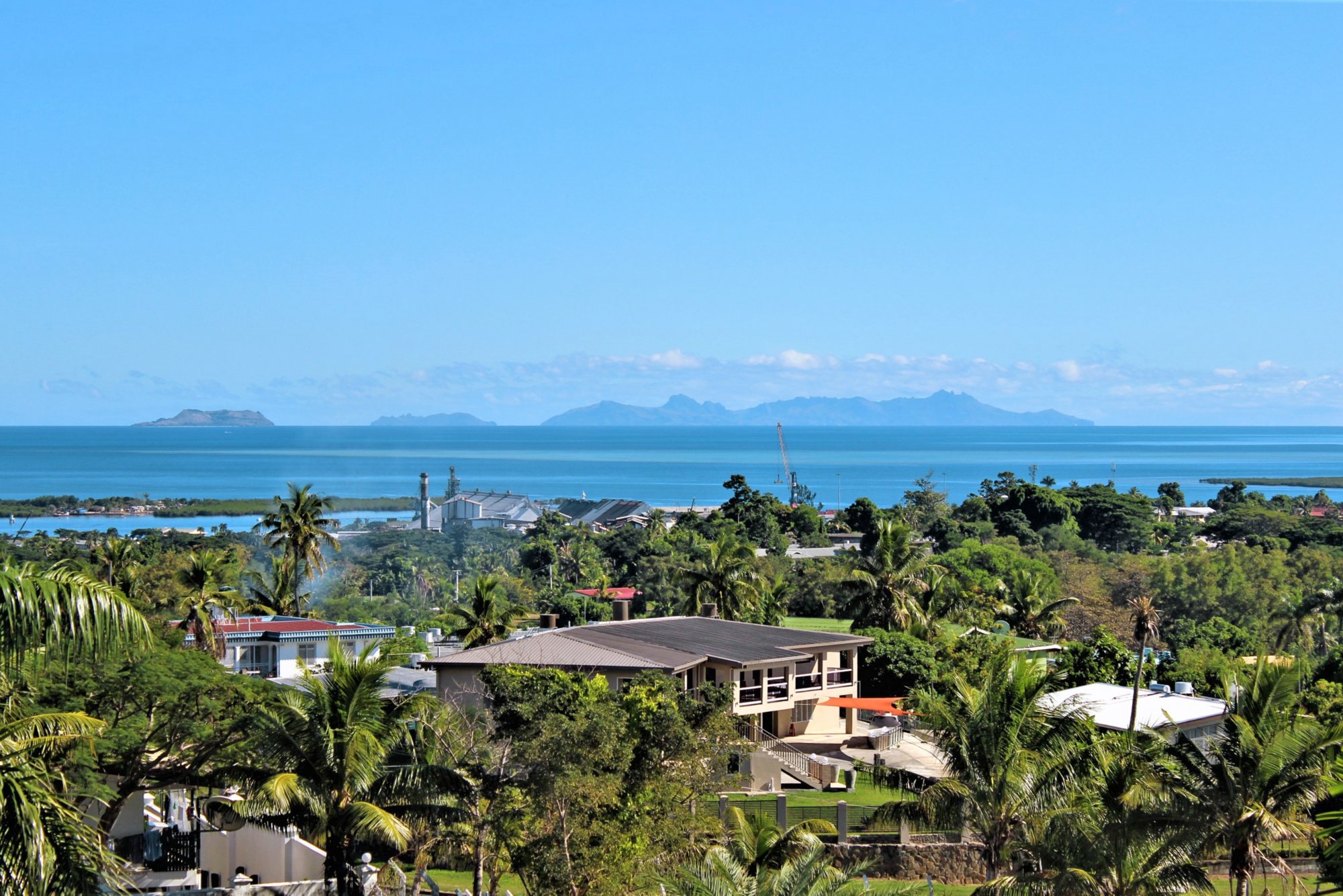 A scenic view of the Pacific Ocean from the top of Lautoka Island, Fiji.; Shutterstock ID 1352498861; purchase_order: 27214 at; job: ; client: AIDA Cruises; other: 