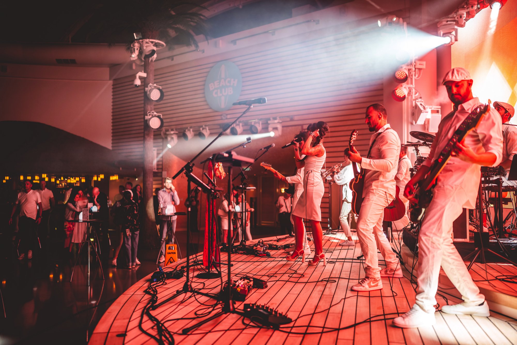 Live-Konzert im AIDA Beach Club