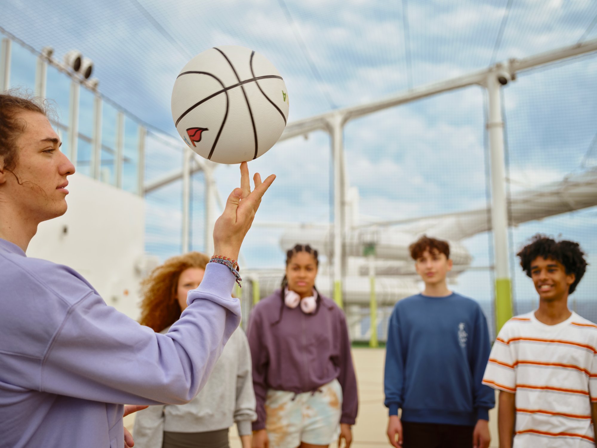 Basketballfeld auf AIDAnova