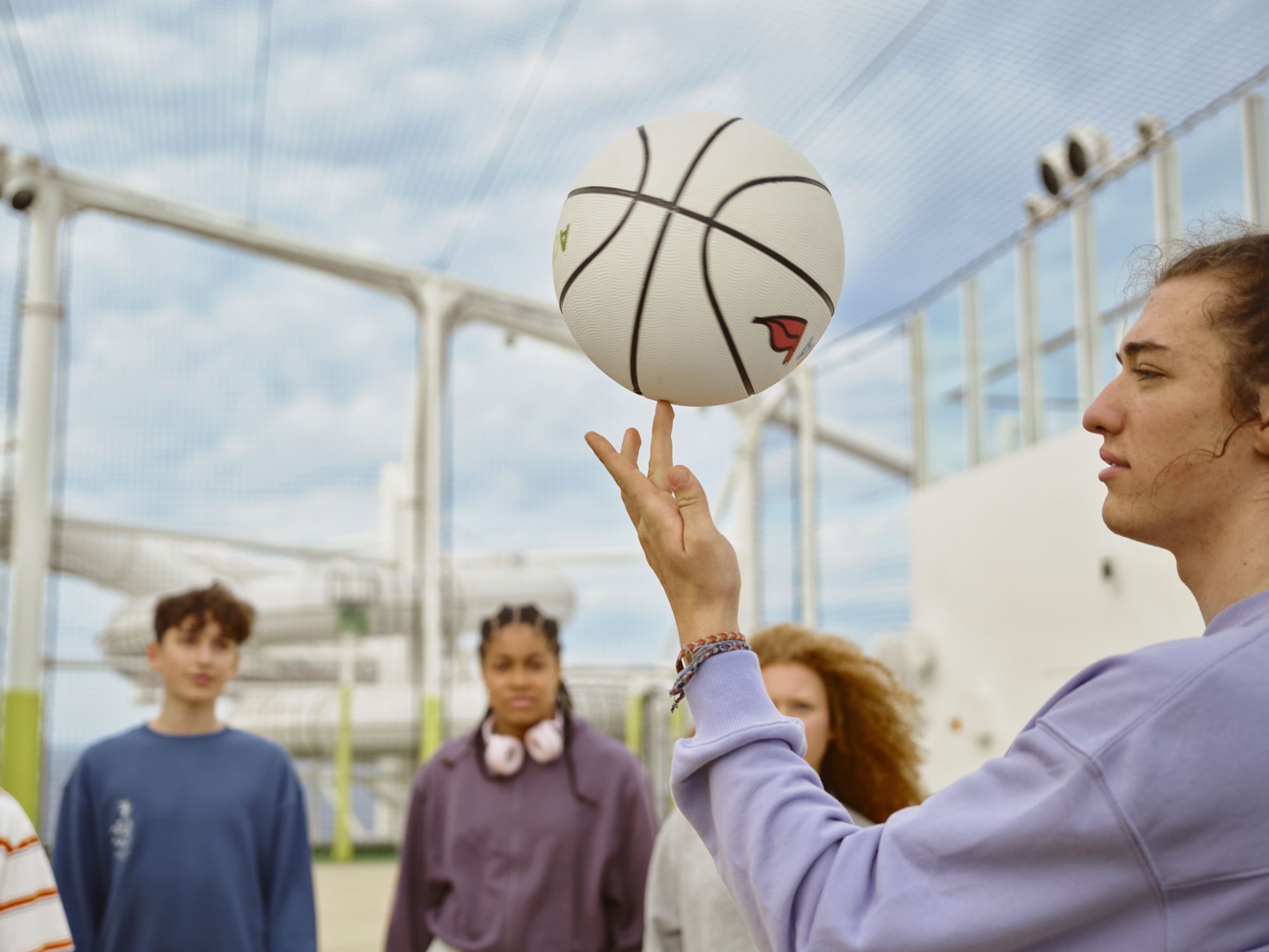 Basketball an Bord spielen