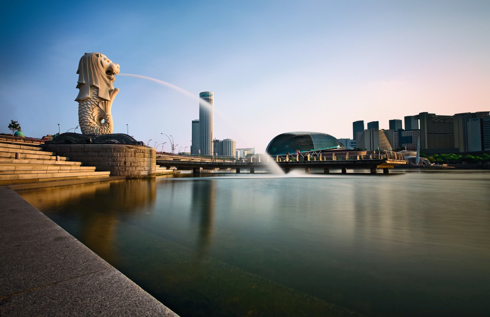 BBNJMG Singapore City Scape - Merlion