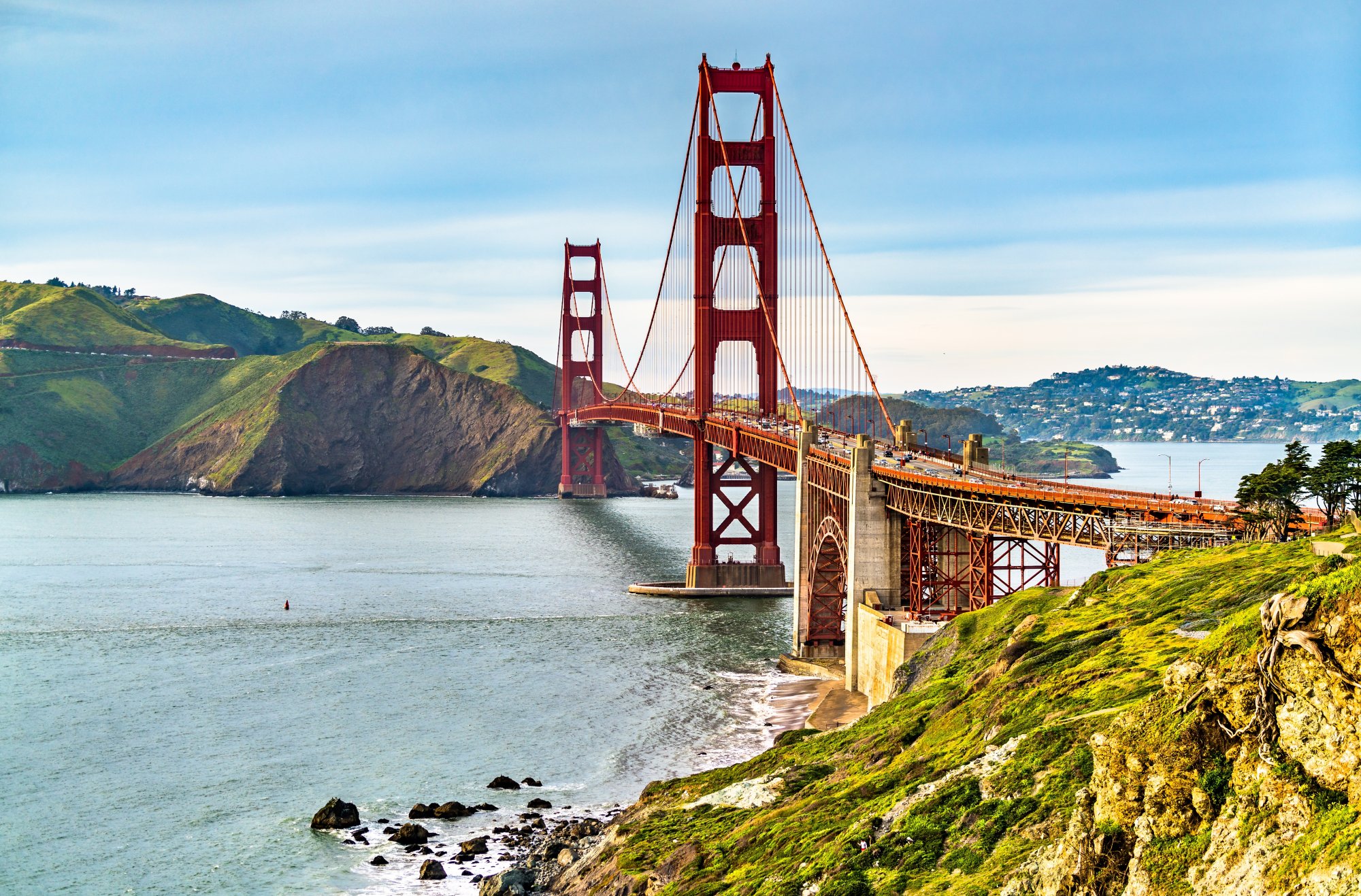 The Golden Gate Bridge in San Francisco - California, the United States