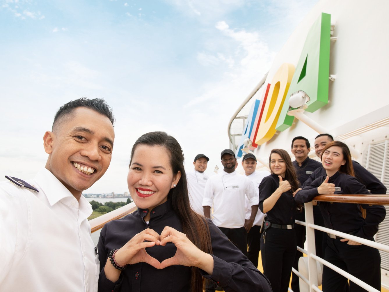 AIDA Crew on board