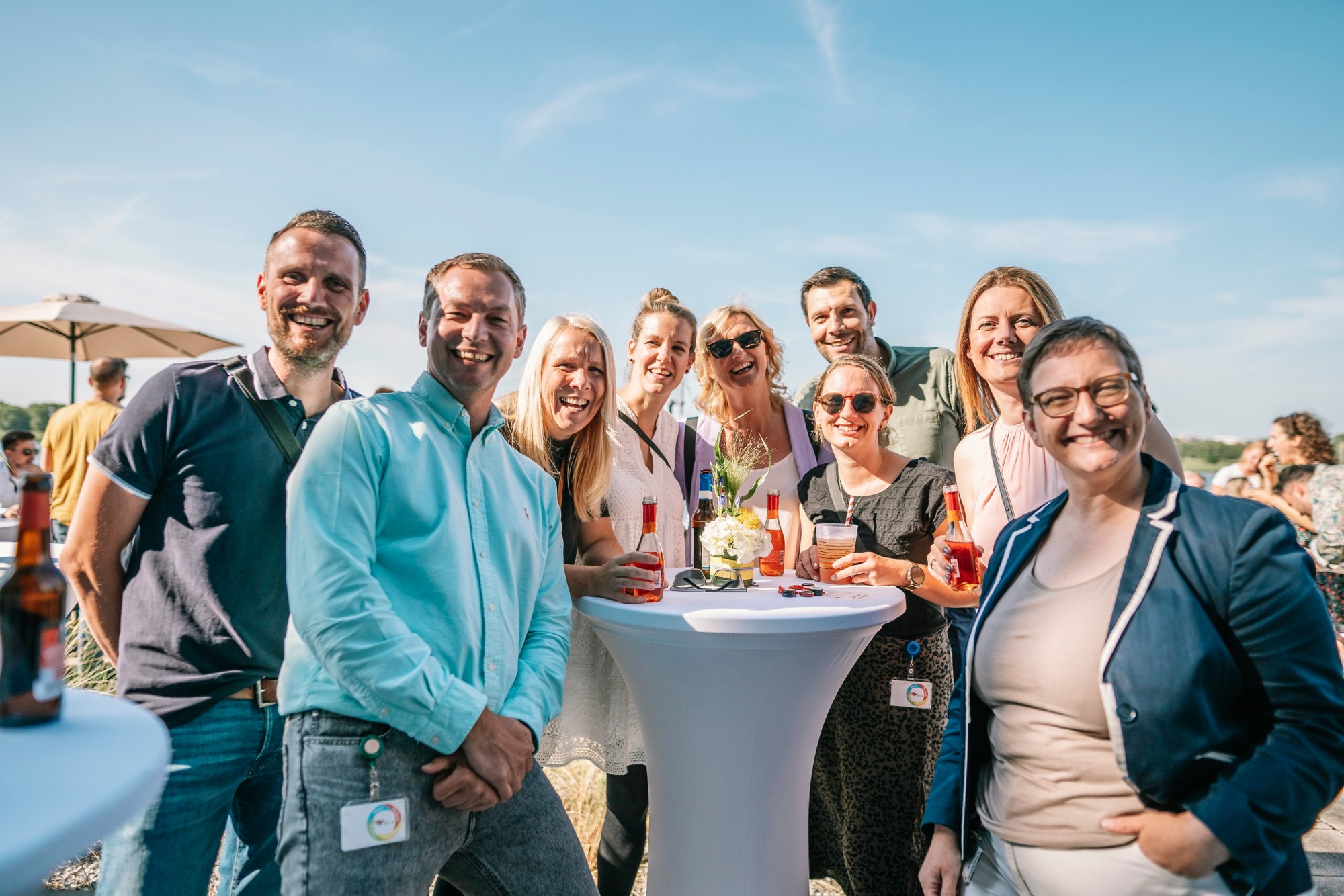 AIDA Mitarbeiter beim Sommerfest