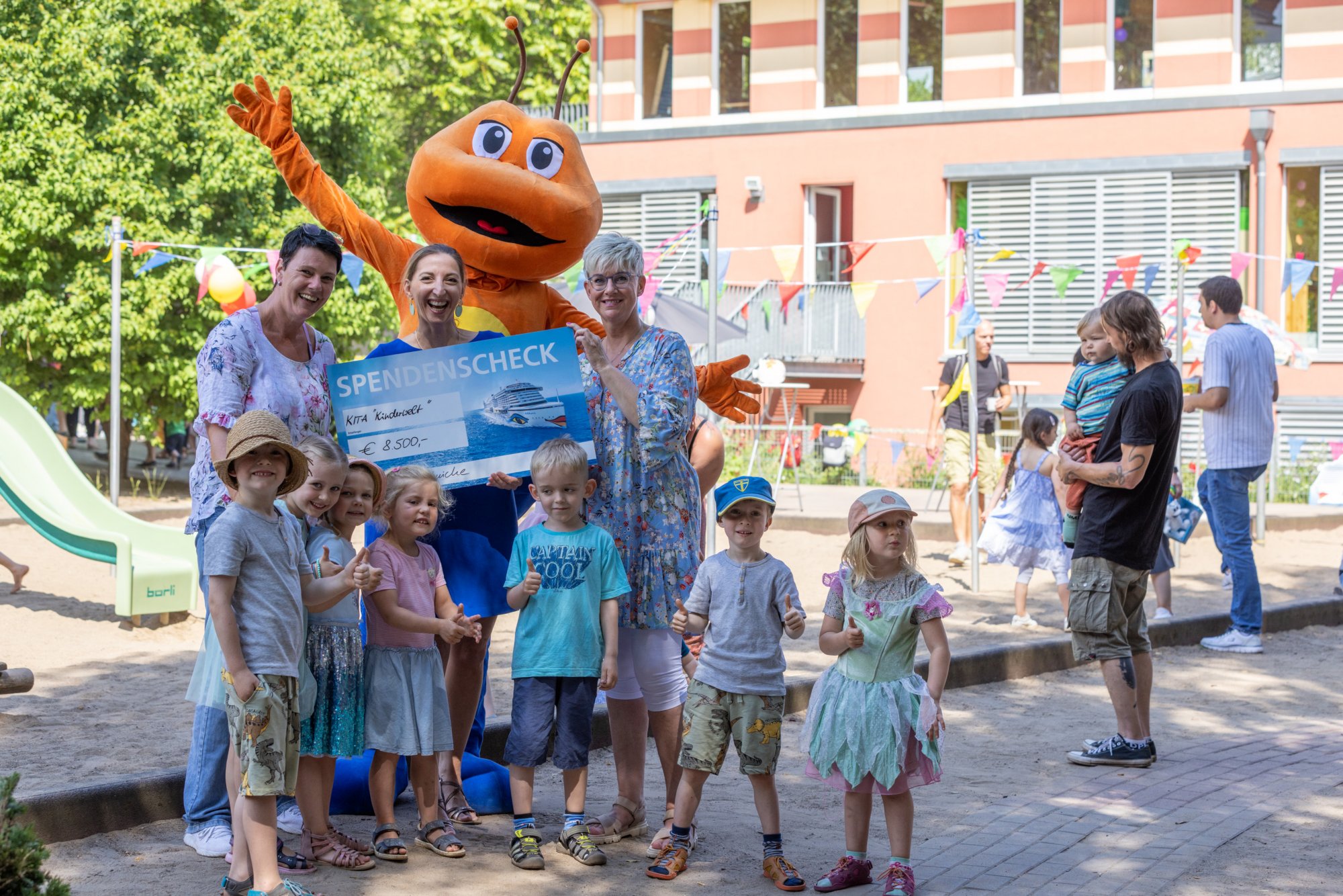 Starke Partnerschaft: AIDA unterstützt die Rostocker Kita „Kinderwelt“