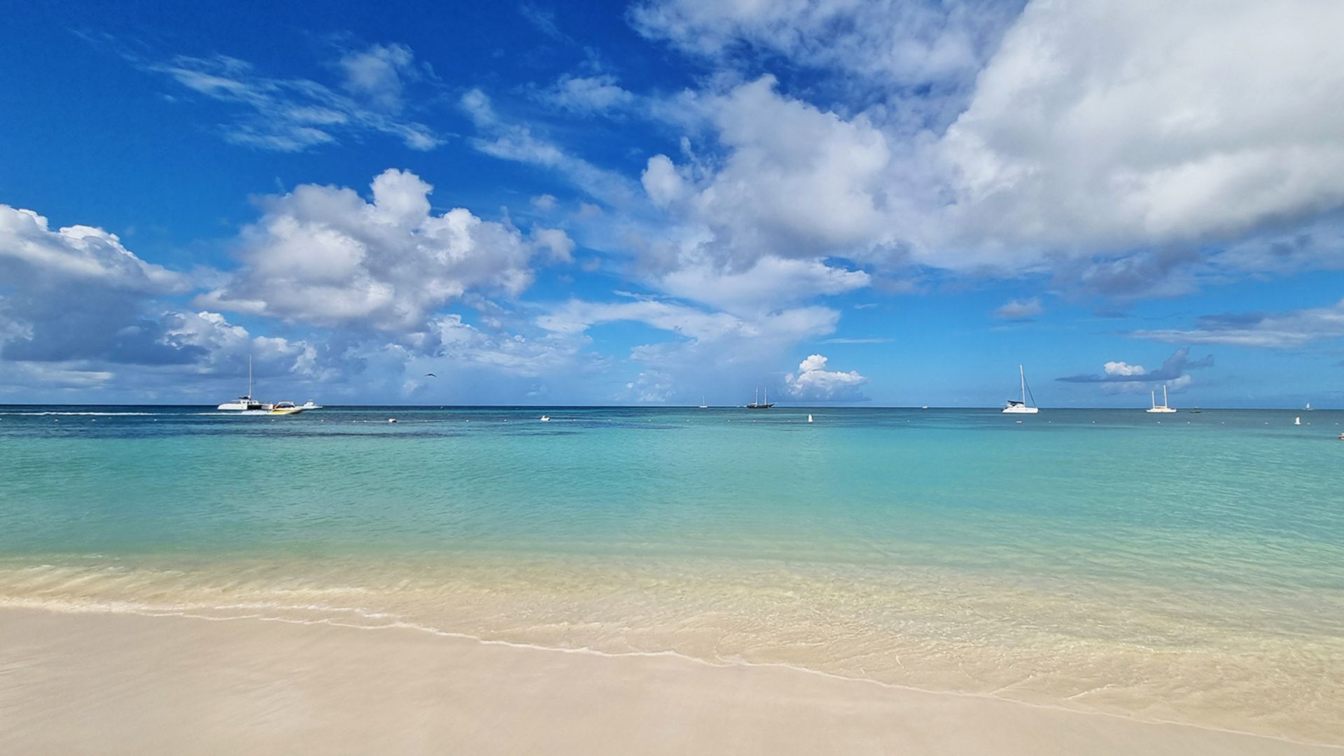 Ein halber Tag am Eagle Beach