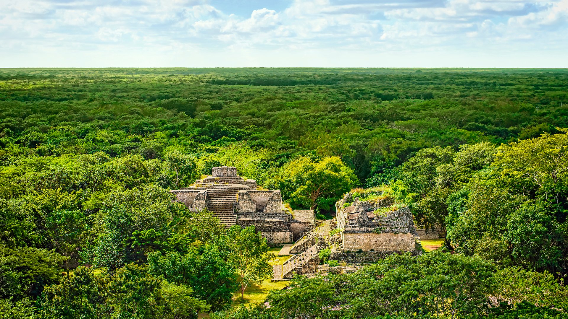 Ek Balan Mayan Archeological Site. Maya Ruins, Yucatan Peninsula, Mexico