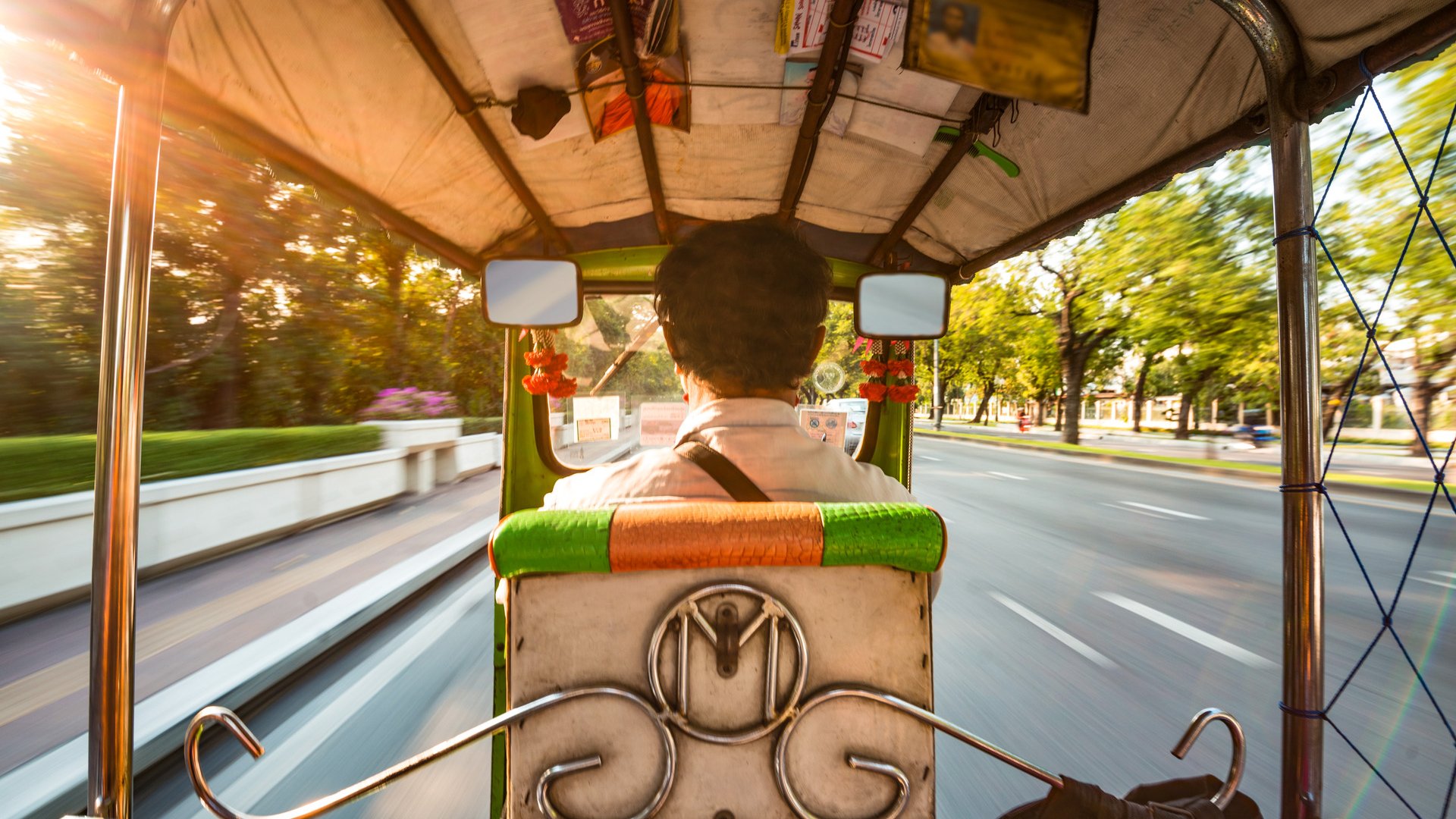 Tuk tuk in Thailand in Southern Asia