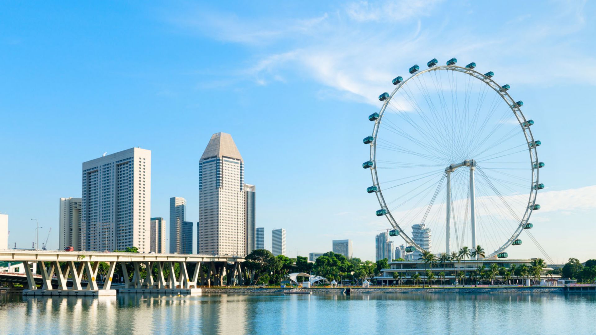 Singapurs Panorama: Bumboot-Fahrt